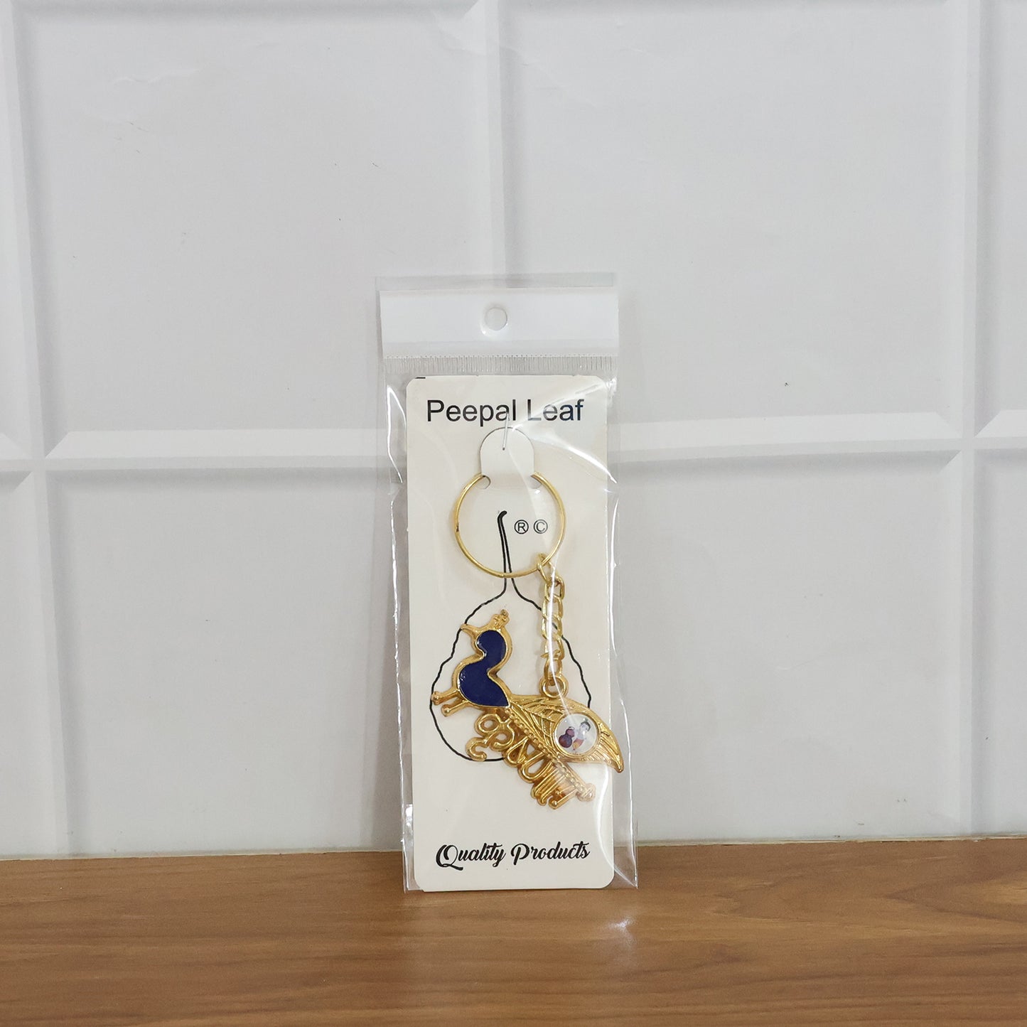 Premium Krishna-Themed Decorative Metal Keychain