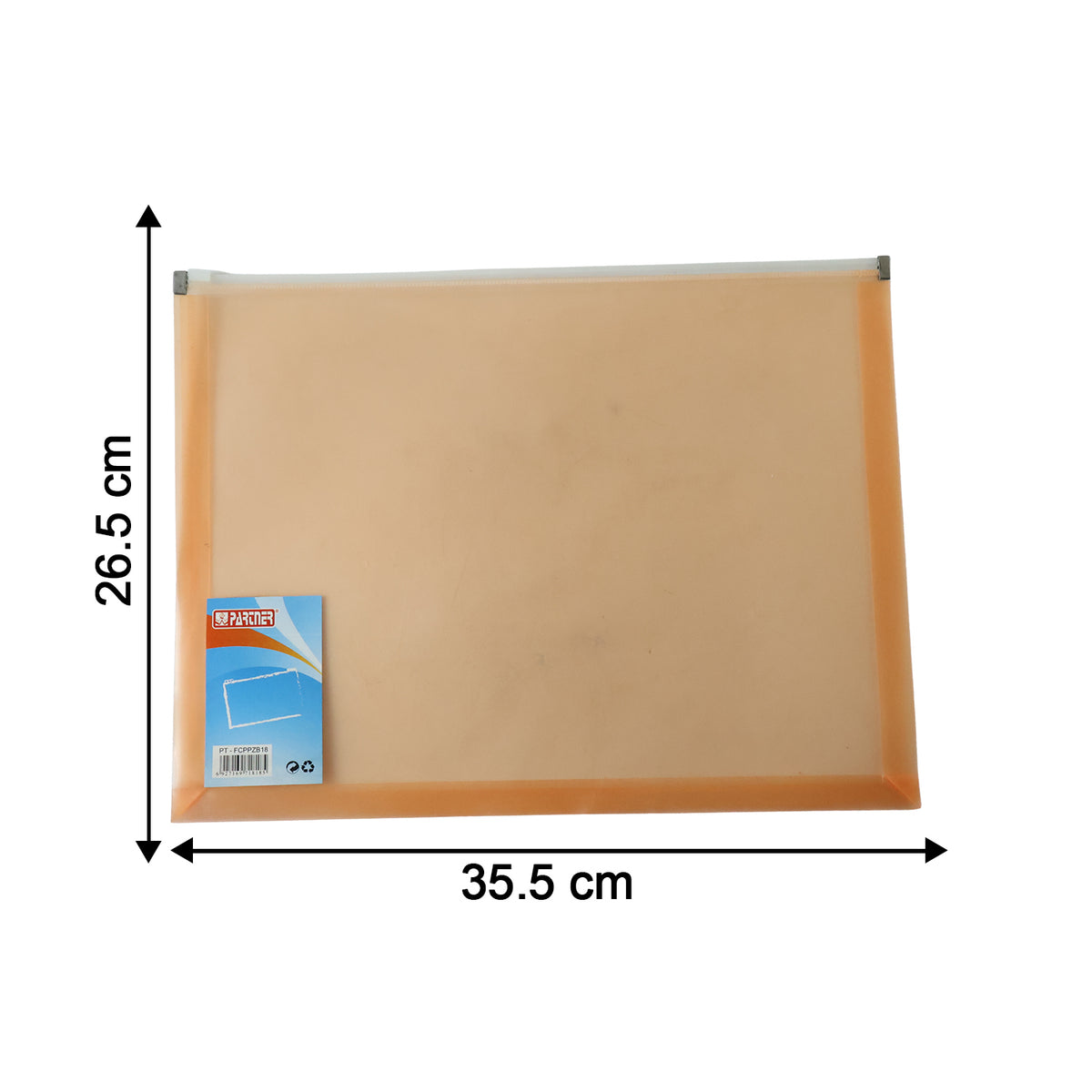 Portable plastic file folder for books, files, and documents suitable for daily use