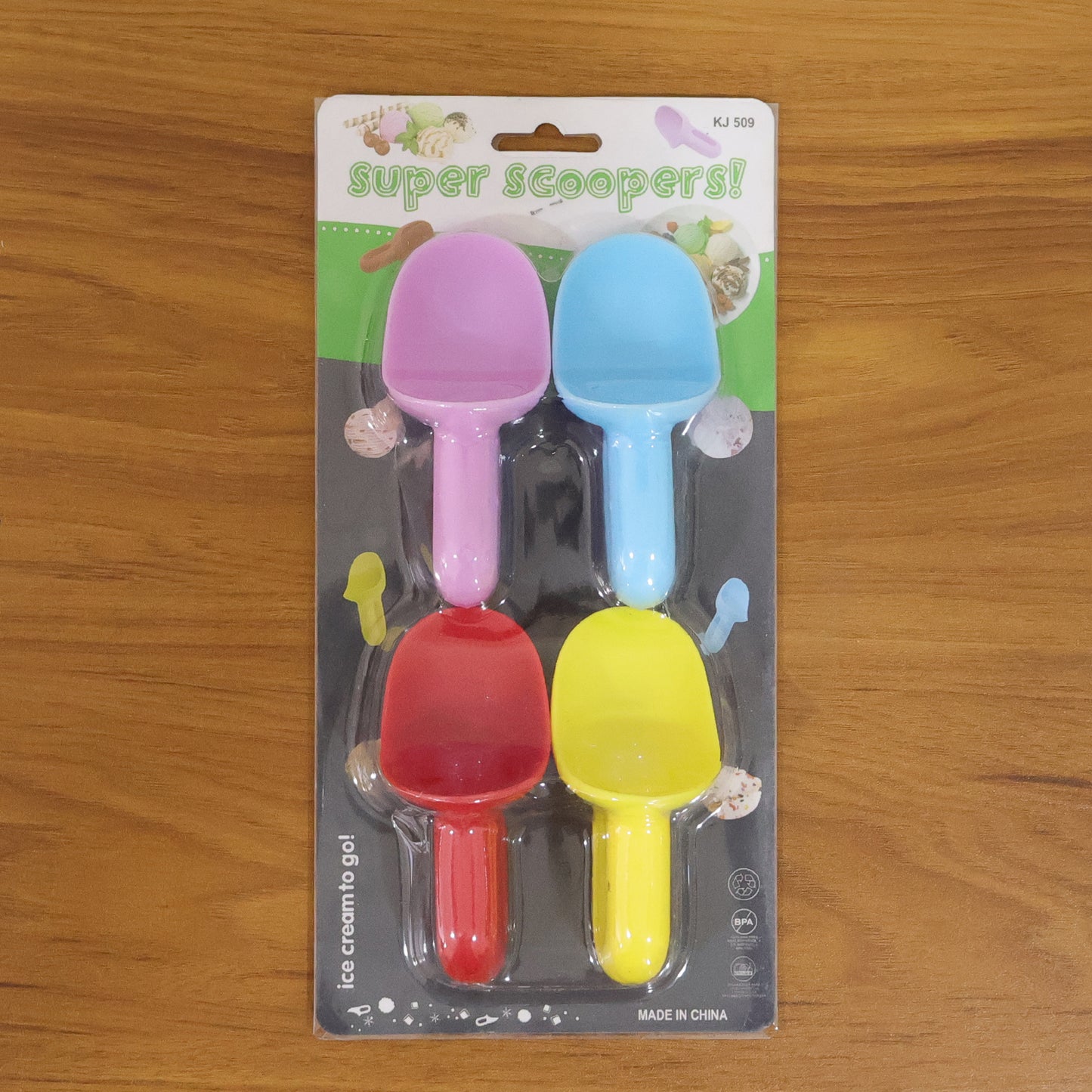 plastic dessert scooper