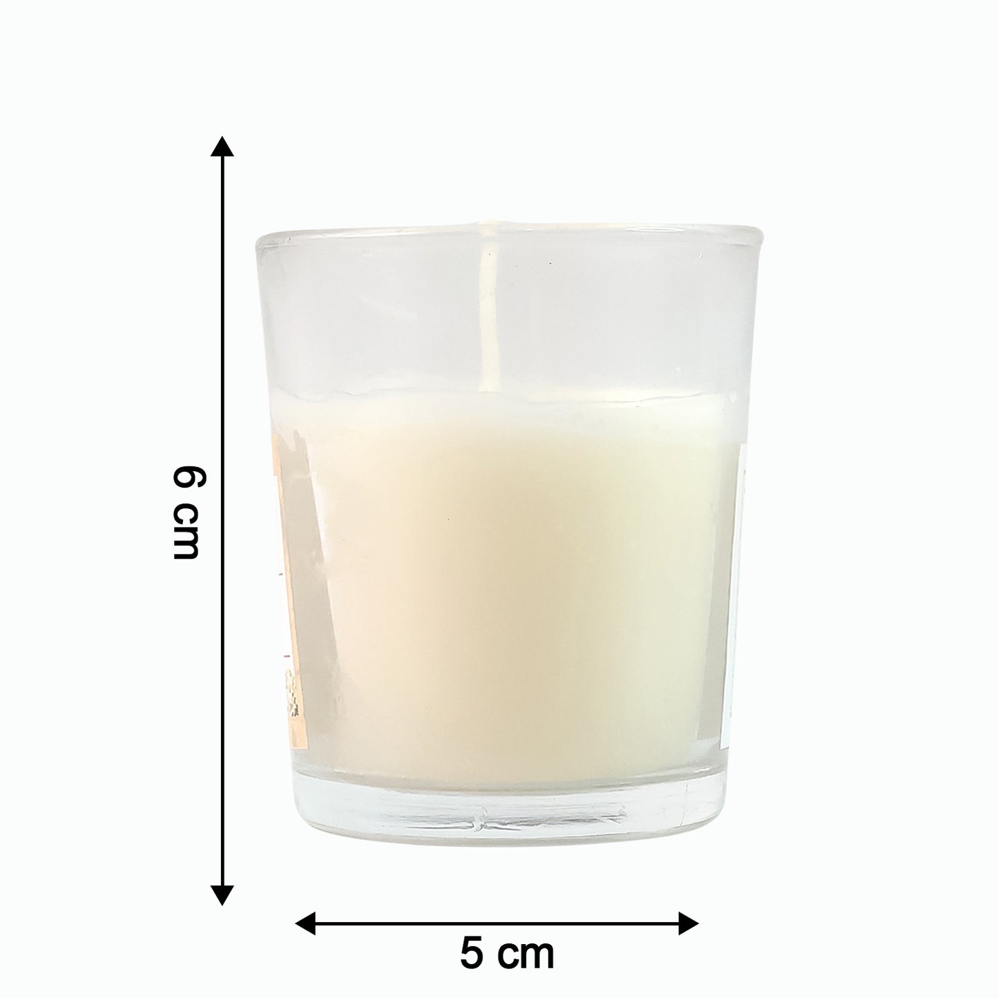 In'lief Blueberry Soy-Blend Votive Candle Glass – 50 gm (1 Pc)