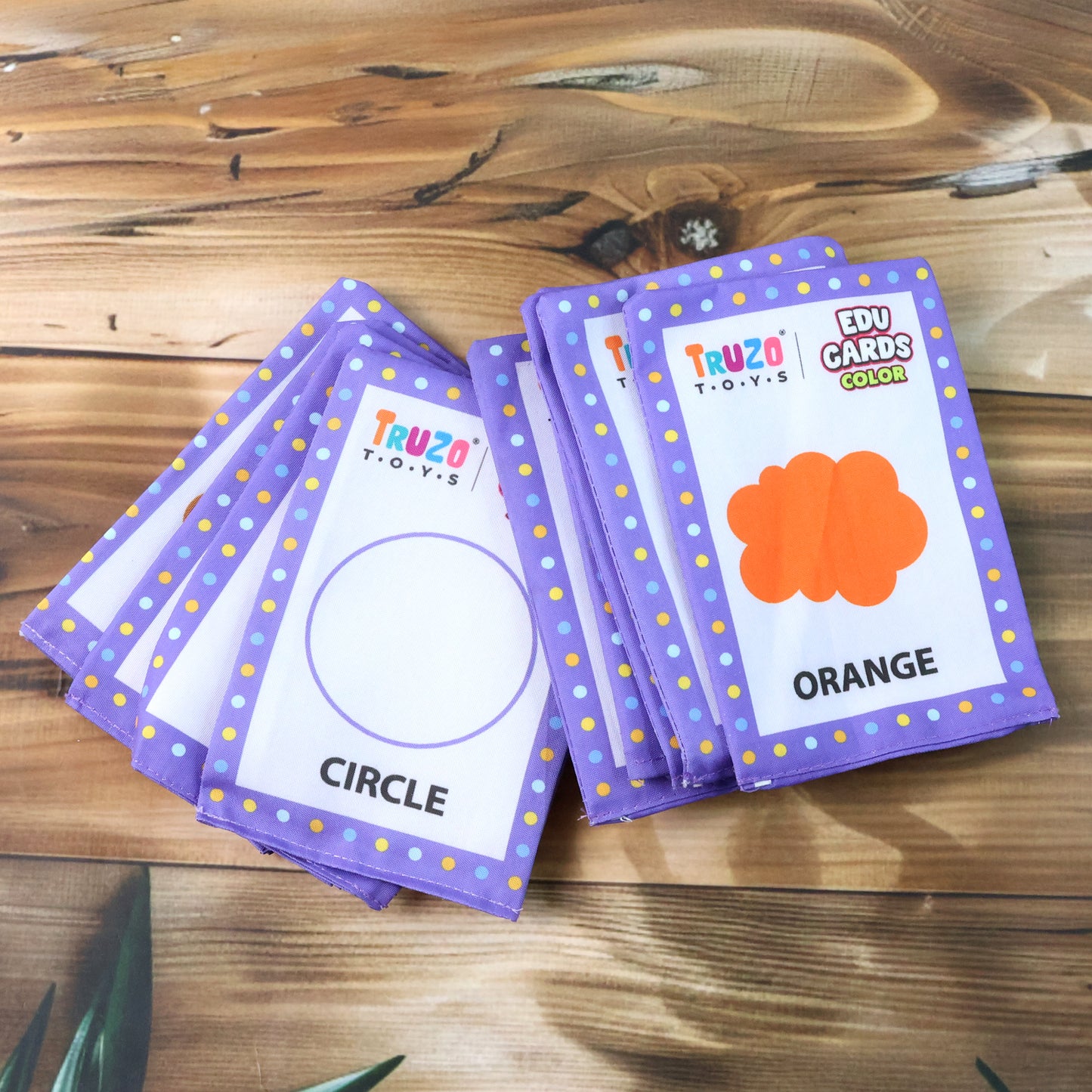 Truzo Toys Edu Cards – Colour Learning Flashcards for Kids (3+ Years)