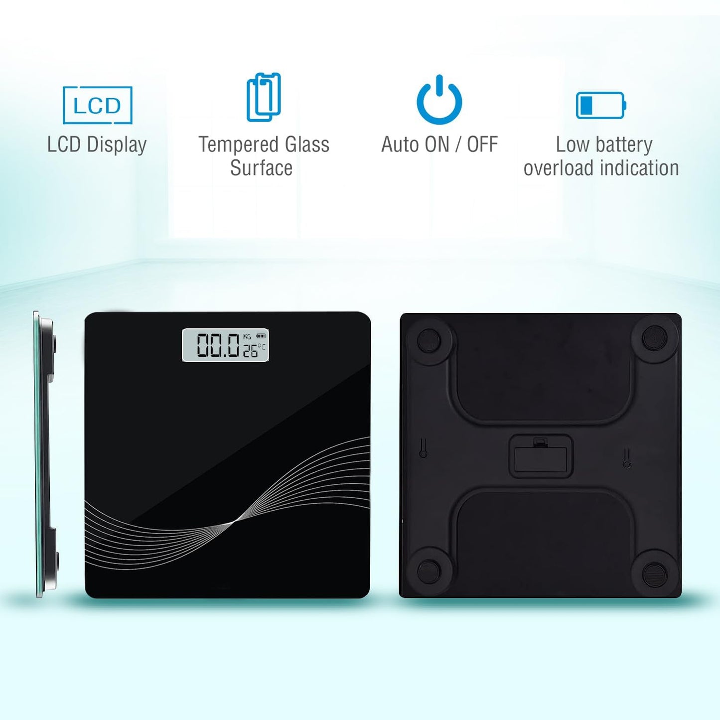Electronic Digital Personal Weight Scale (1 Pc)
