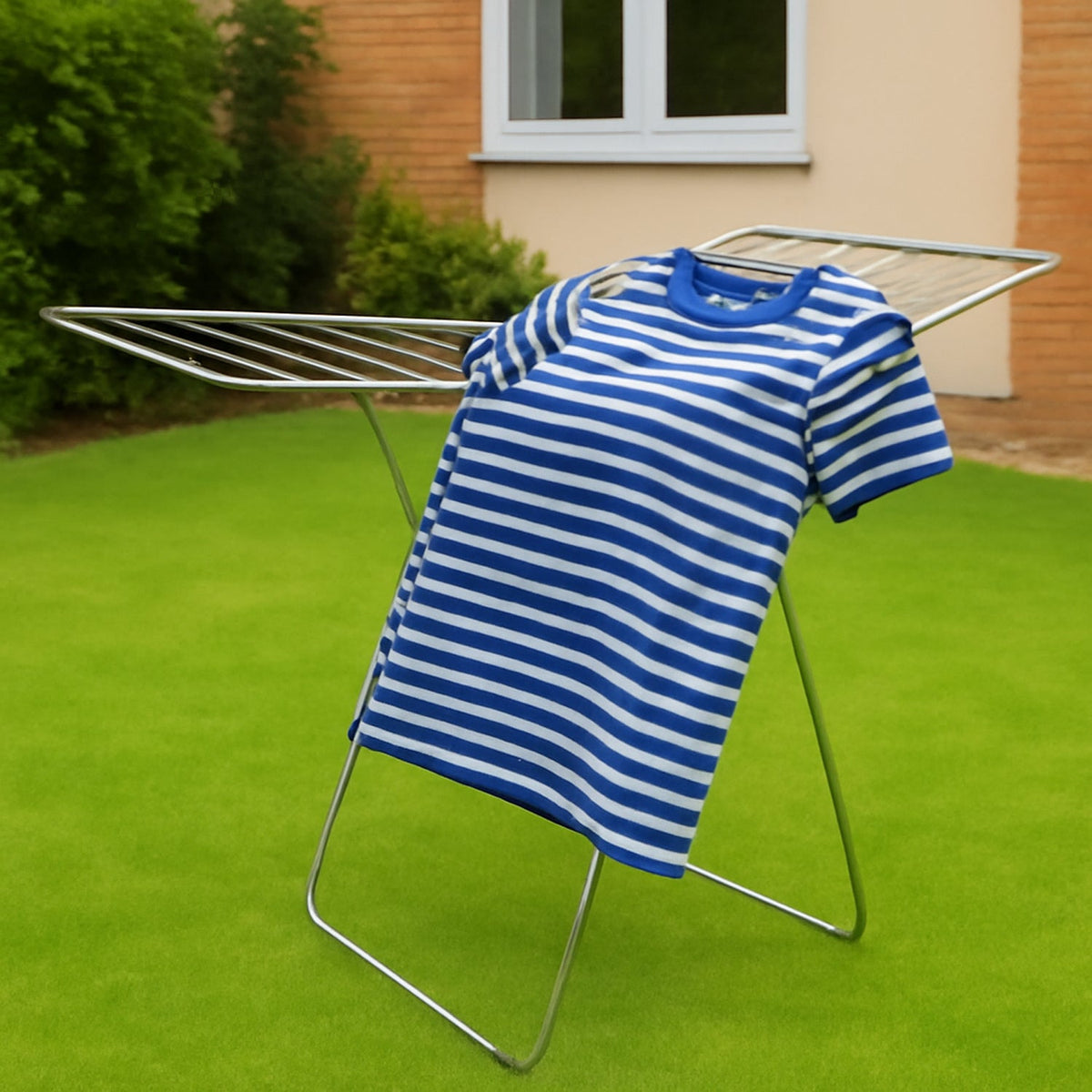 Cloth Drying Stand – Heavy Duty Foldable Stainless Steel Laundry Rack