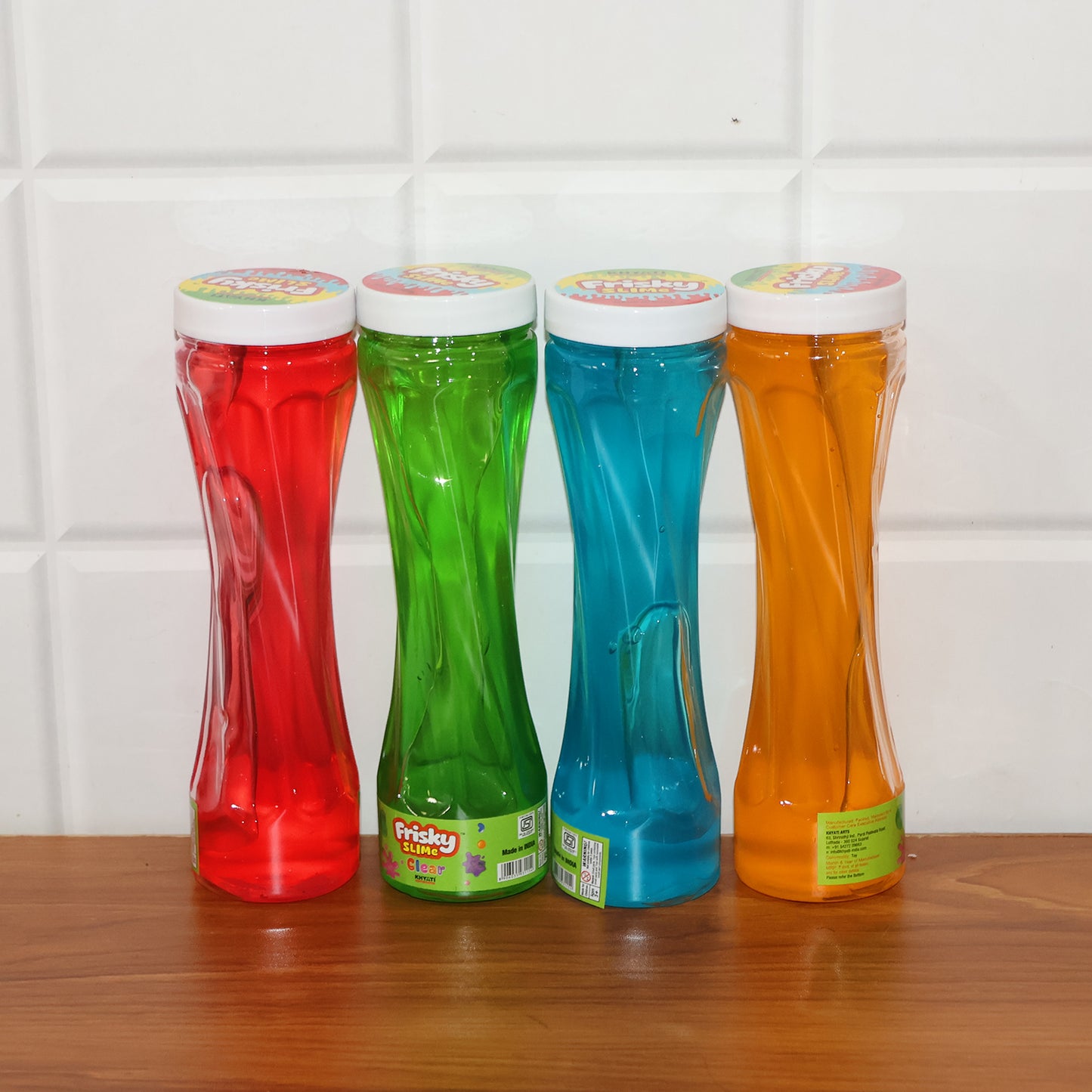 Khyati Frisky Slime – Stretchable Slime Toy in Bottle Pack (1Pc/Mix Colour)