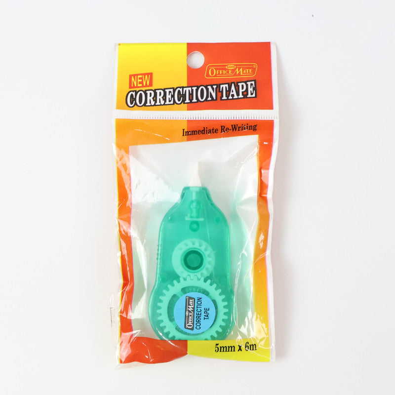 OfficeMate Correction Tape – Smooth & Precise White Tape for Neat Writing Corrections