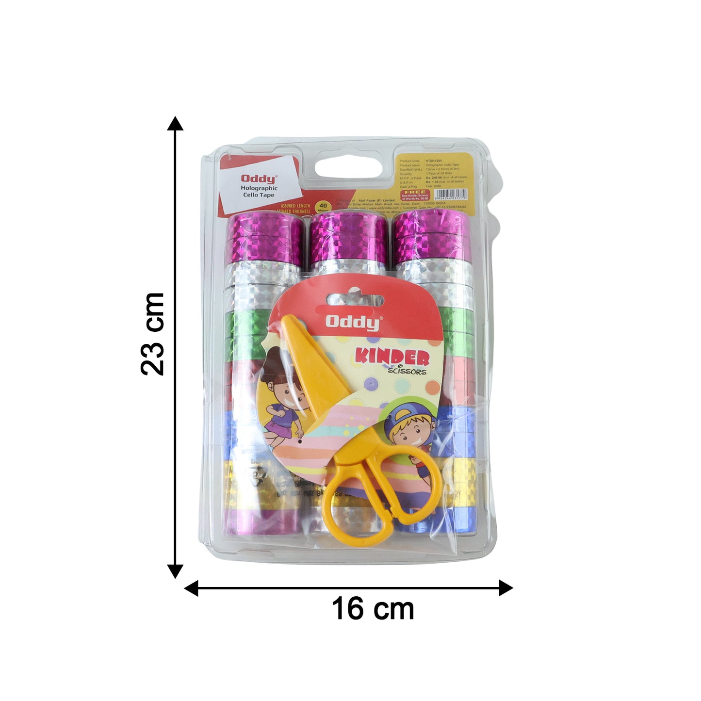 Holographic craft tape rolls collection