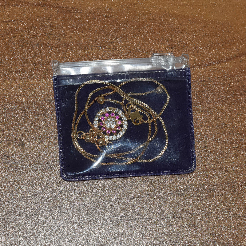 Elegant Round Pendant Chain Necklace for Women