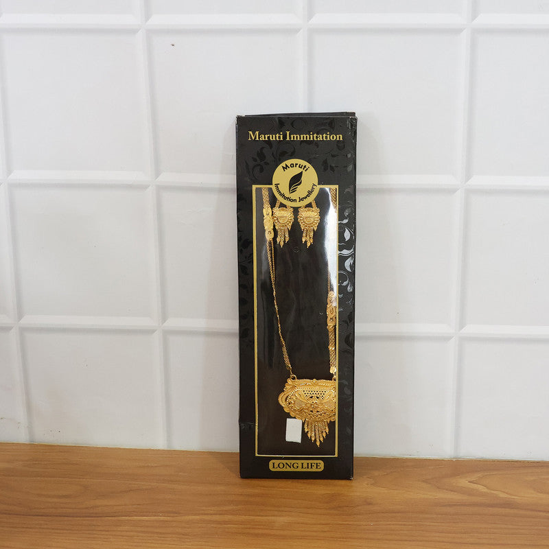 Designer Maharashtrian Inspired Mangalsutra Set – Elegant Traditional Pendant with Matching Earrings