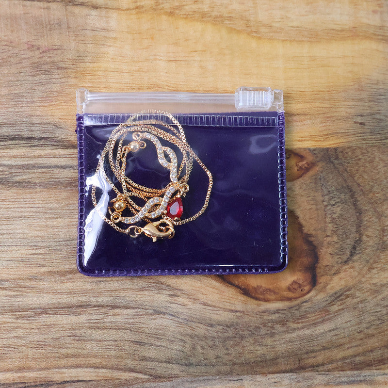 Ruby Drop Crystal Pendant Necklace for Women