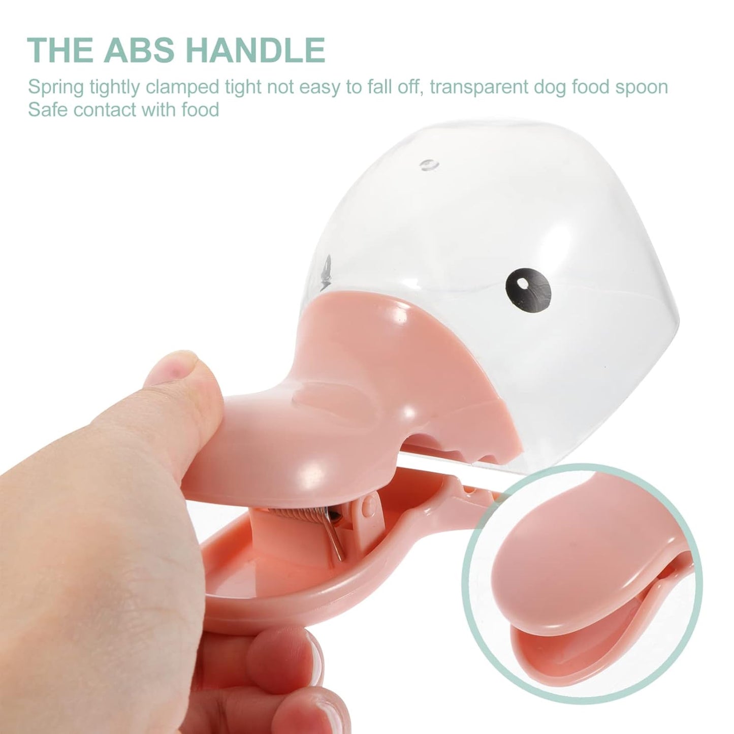 2-in-1 Pet Food Scoop with Bag Clip