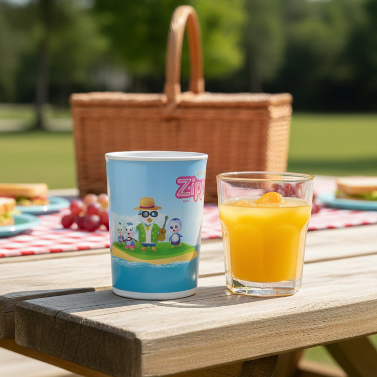 Cute Cartoon Melamine Drinking Glass (Approx 250ML / 1 Pc)