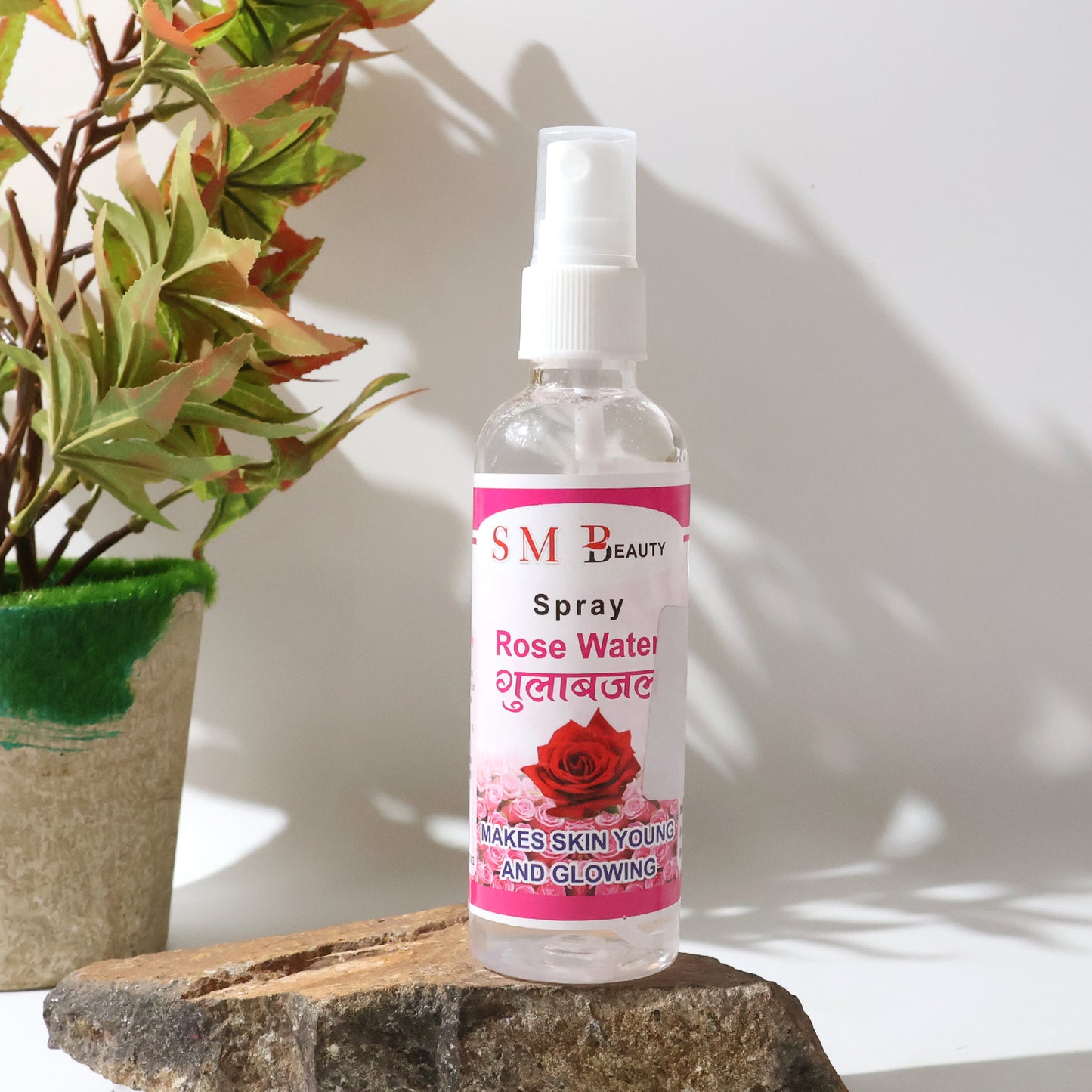 Rose Water Face Spray 100 ML Mist Bottle for Daily Face Care (1 Pc)