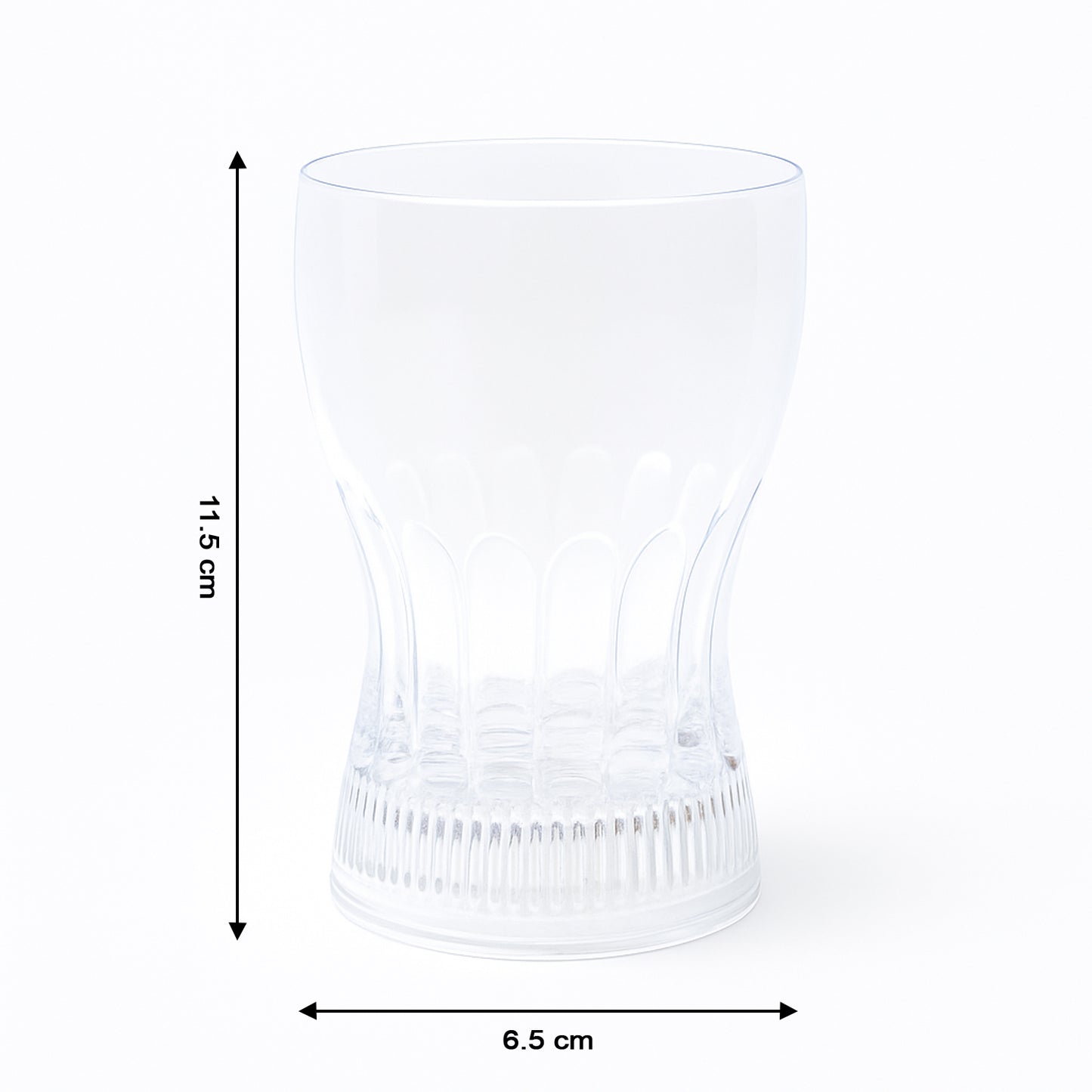 Plastic Fancy LED Light Glass 200 ML (1 Pc)