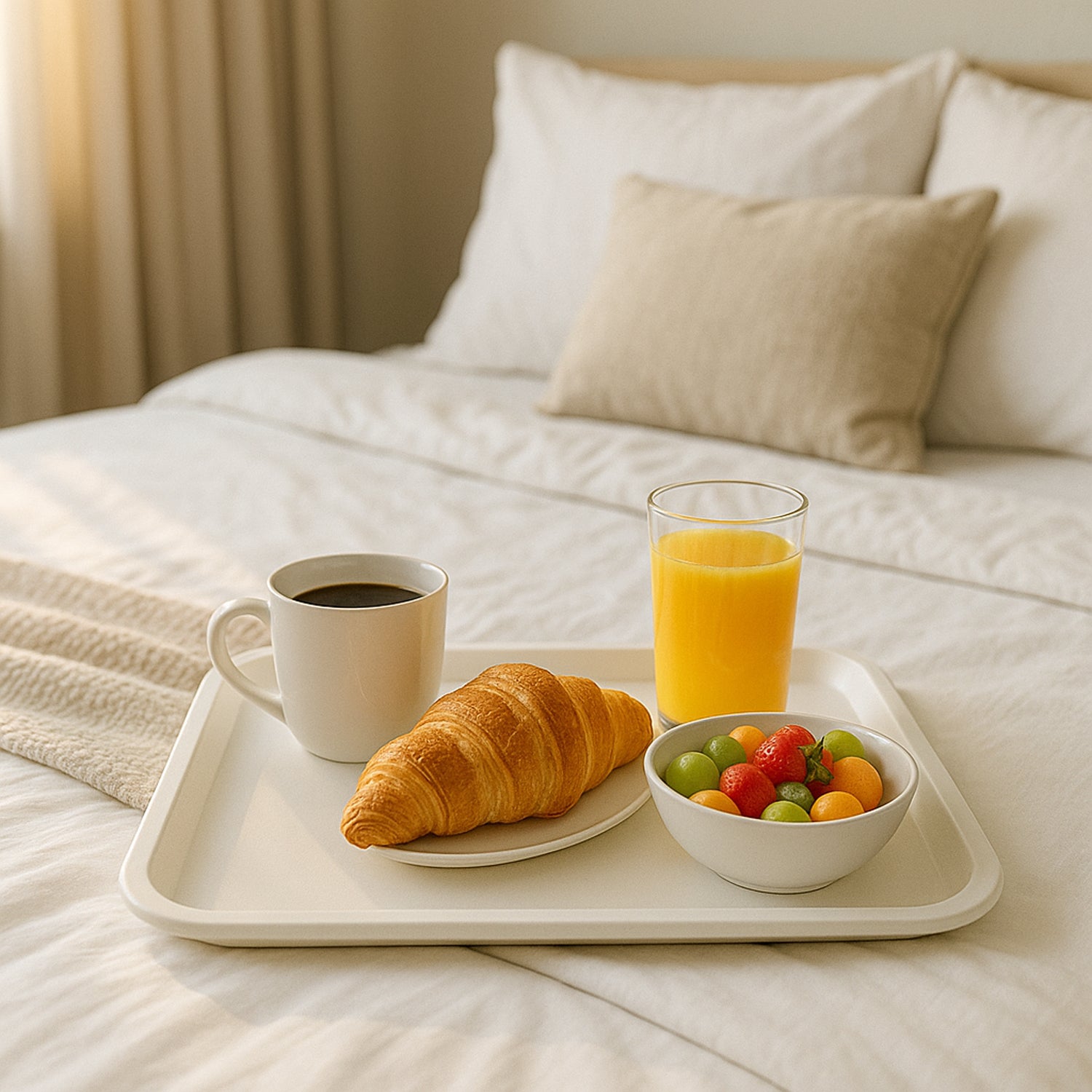 Plastic Serving Tray / Plate – 40 × 30 cm (1 Pc)