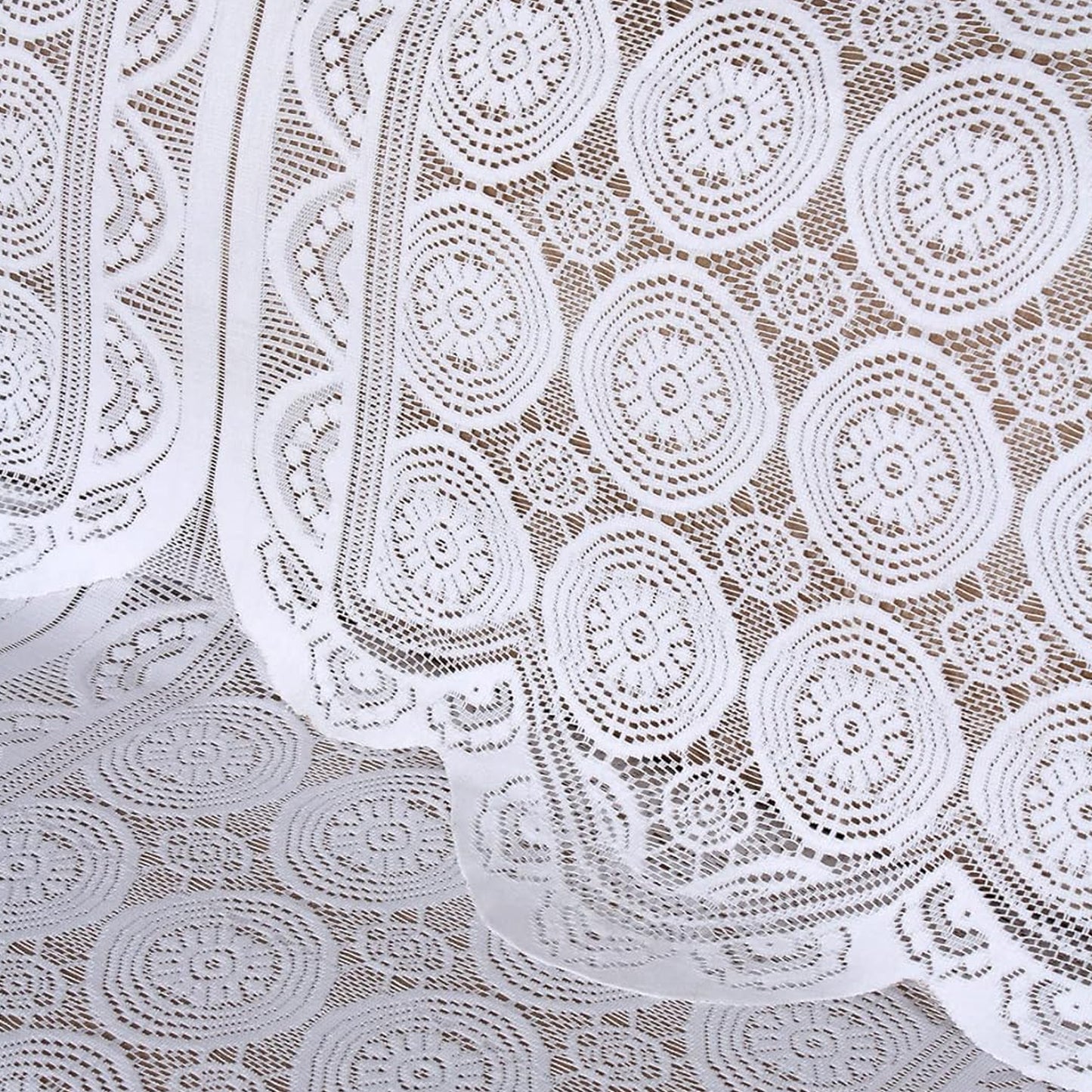 Lace-Design Sofa Protector Runner - (1 Pc / 132x28 Inch)