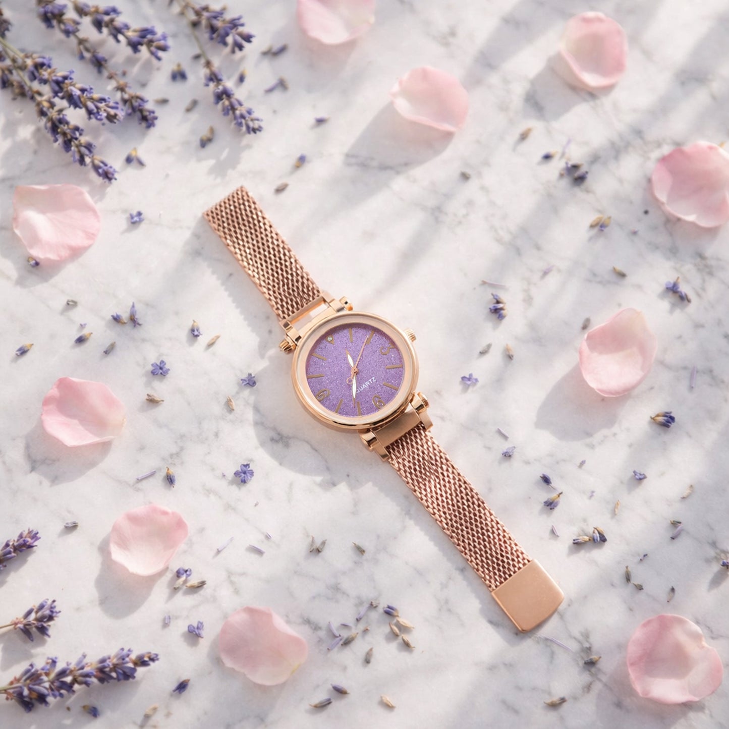 Elegant Ladies Wrist Watch with Stylish Dial and Premium Gift Box