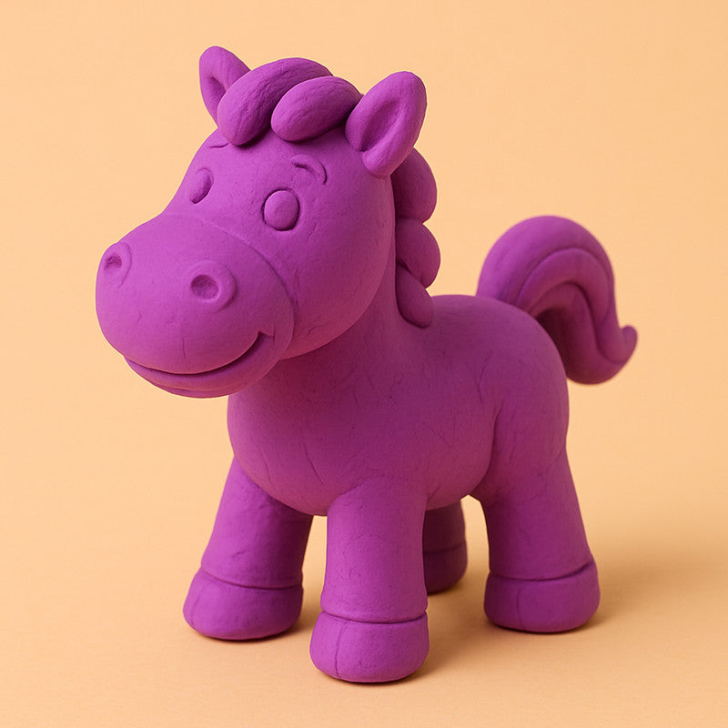 Camlin Modelling Clay 150 gm – Purple Color Soft and Reusable Clay for Creative Crafting