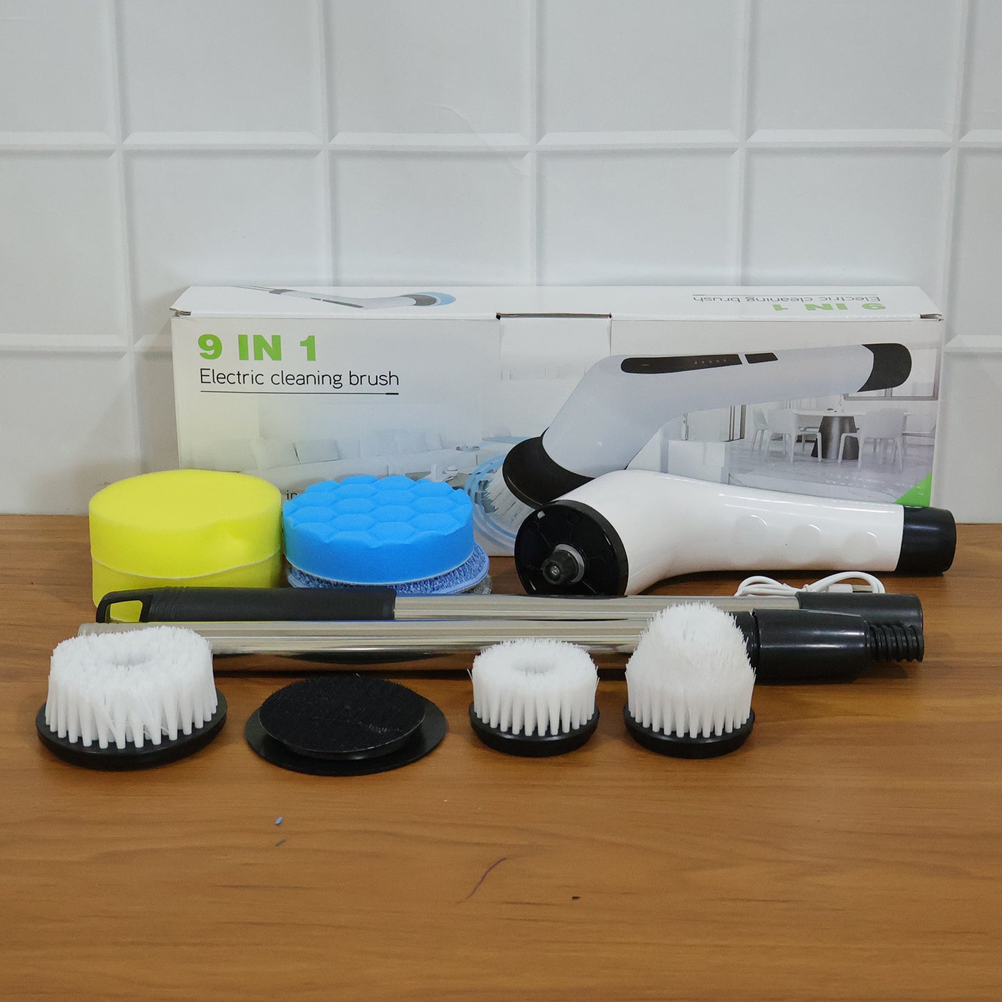 9-in-1 Electric Spin Scrubber - (1 Set)