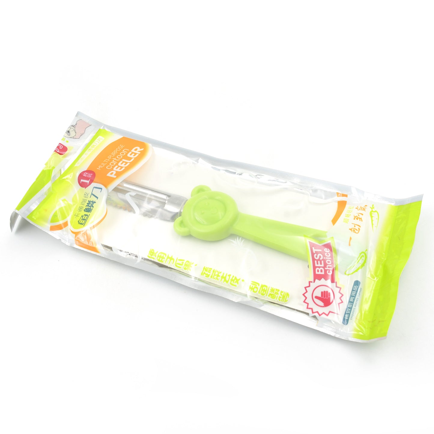 5523 બહુહેતુક સ્ટેઈનલેસ સ્ટીલ પીલર શાકભાજી માટે હેન્ડલ સાથે, 2 માં 1 બટાકાની છાલ અને કટર, સ્ટેઈનલેસ સ્ટીલ બટાકાની છાલ, છીણેલું ગાજર, છીણેલું, ફળો અને શાકભાજીને છોલીને કાપવા માટે યોગ્ય (1 પીસી)