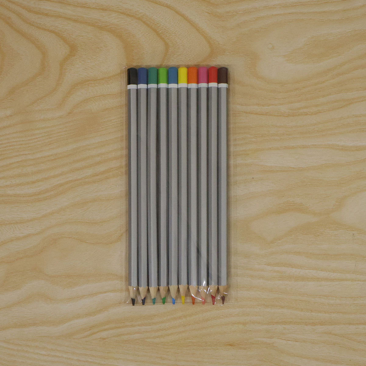 Wooden Colour Pencil Set with Sharpened Tips for Drawing and School Art Projects