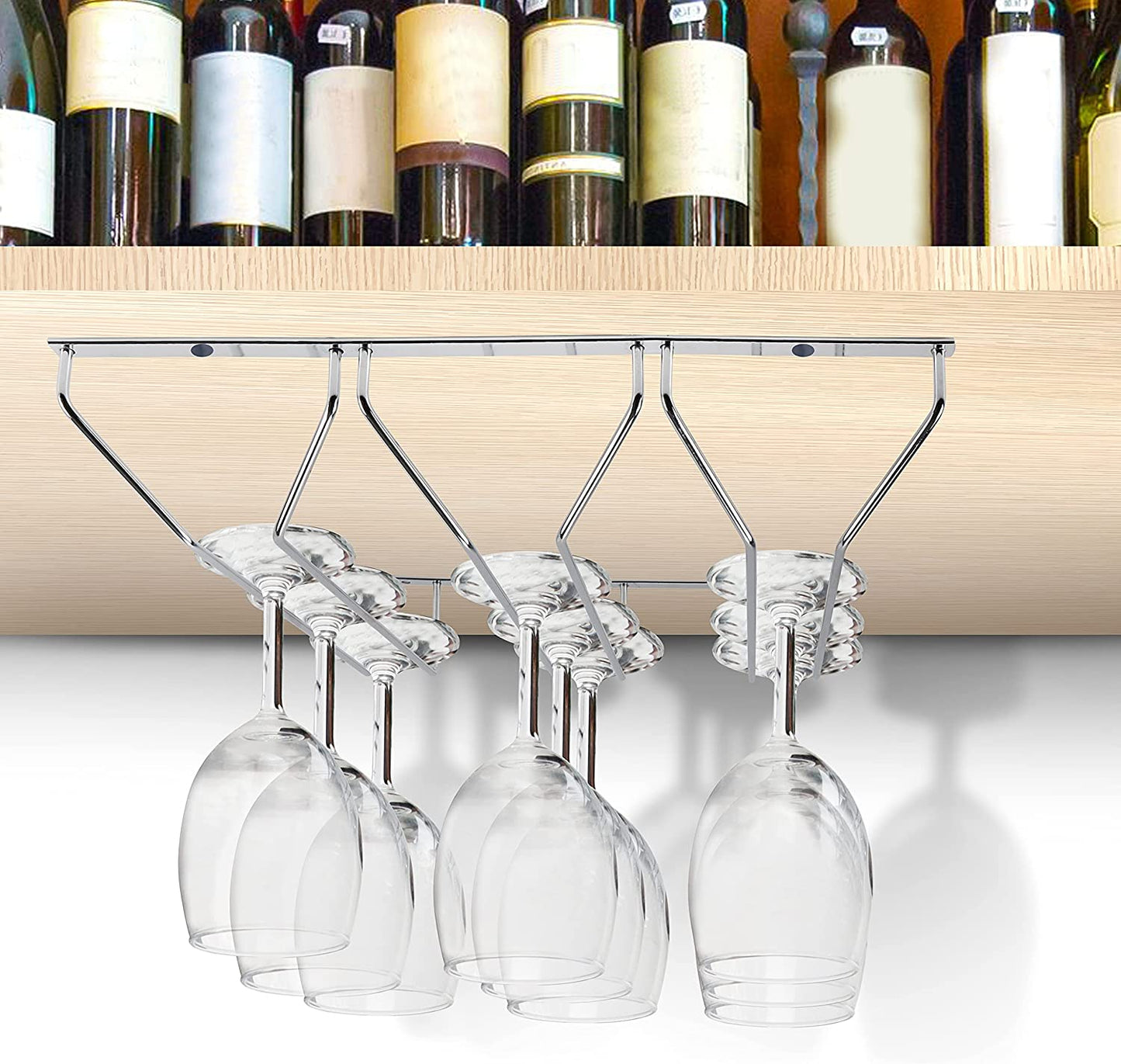 बाथरूम सजावट के लिए क्रोम फिनिश के साथ तौलिया शेल्फ / रैक / तौलिया स्टैंड