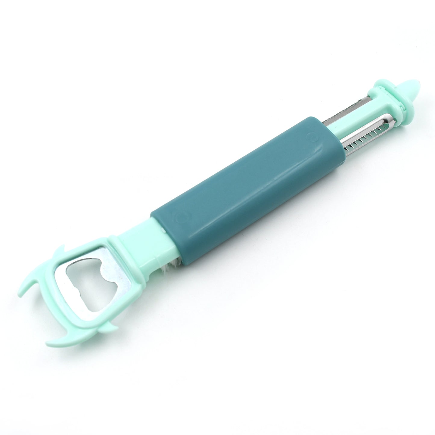 5541 મલ્ટિફંક્શનલ, વેજીટેબલ ફ્રુટ પીલર્સ સ્લાઈસર કેન ઓપનર 7 ઇન 1 કિચન પીલર ફોર વેજી ફ્રુટ પોટેટો ગાજર ટકાઉ કિચન પીલીંગ ટૂલ નોન-સ્લિપ હેન્ડલ બટેટા, ફળ, શાકભાજી, ગાજર, કાકડીઓ માટે ટકાઉ