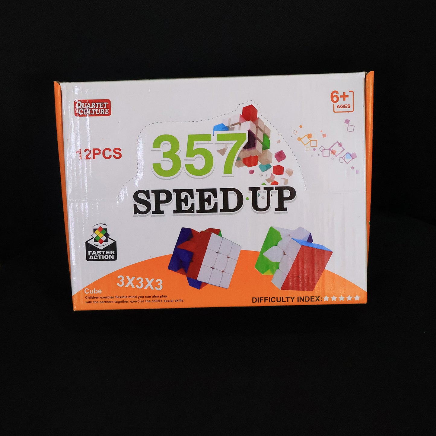 357 Speed Rubik’s Cubes 3x3x3x (Set of 12)