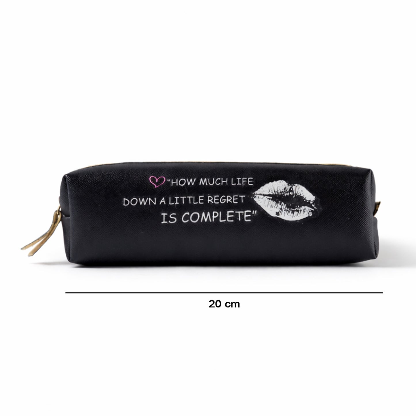 Stylish Printed Zipper Pencil Pouch Organizer (1 Pc)