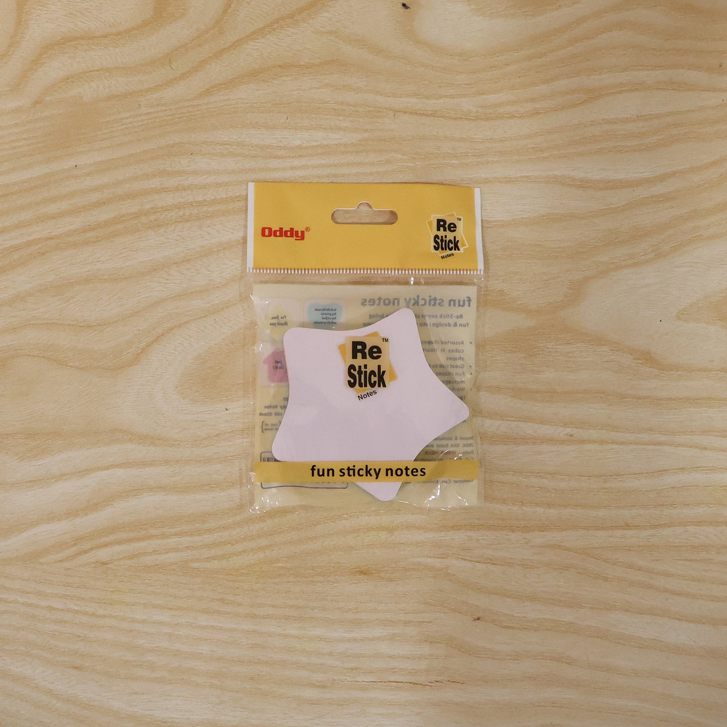 Cute star sticky notes pad for desk