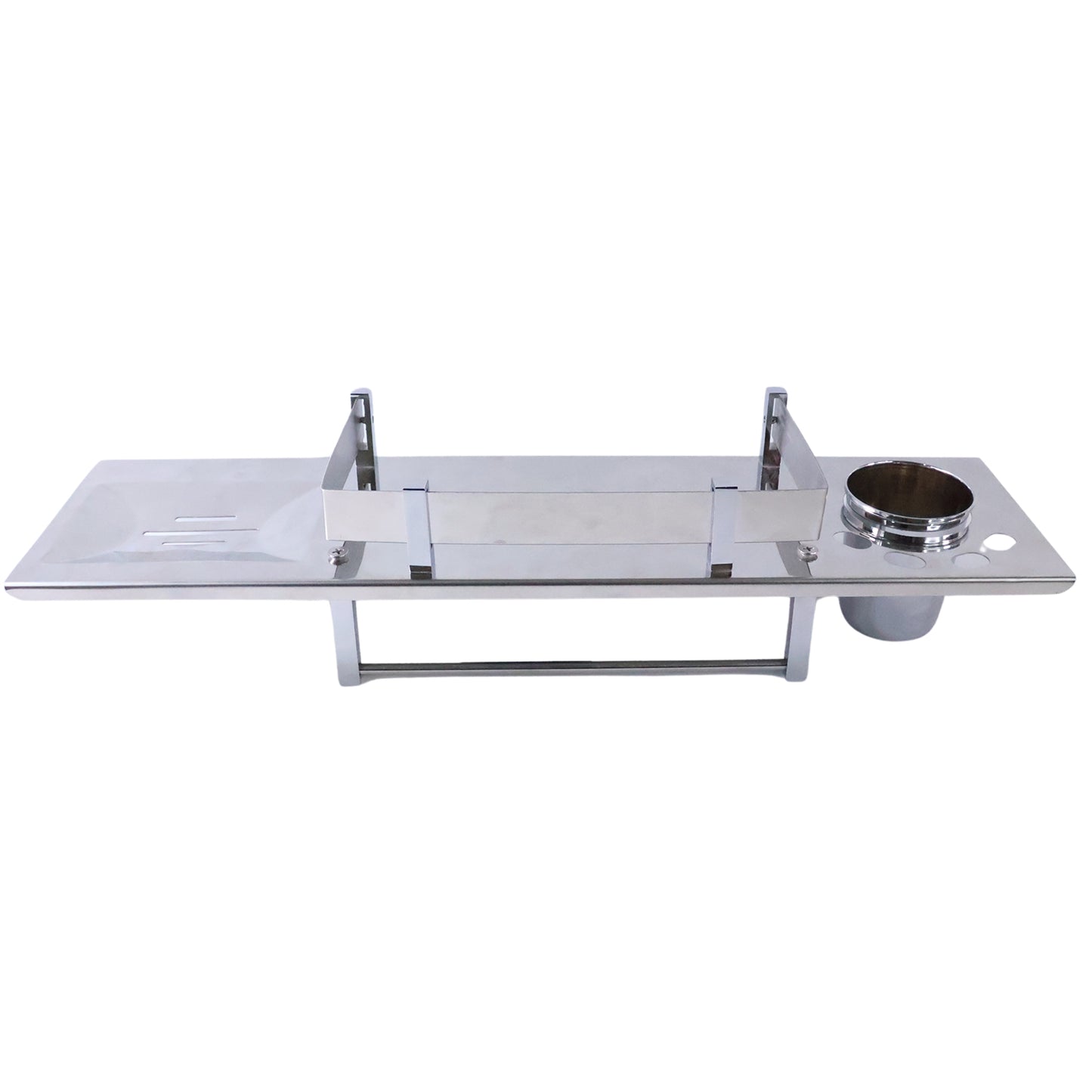 Stainless 4 In 1 Multi-Functional Space Saving Bathroom Shelf