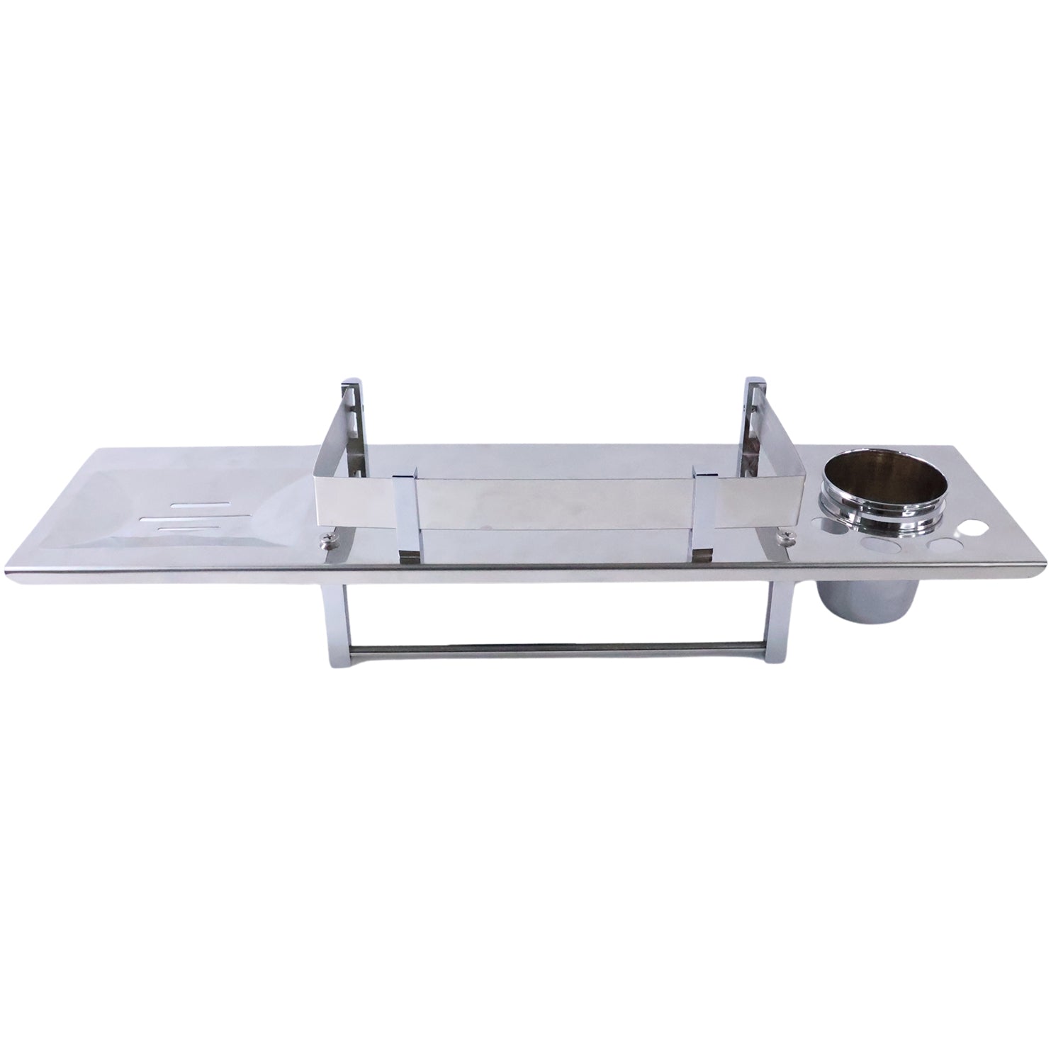 Stainless 4 In 1 Multi-Functional Space Saving Bathroom Shelf