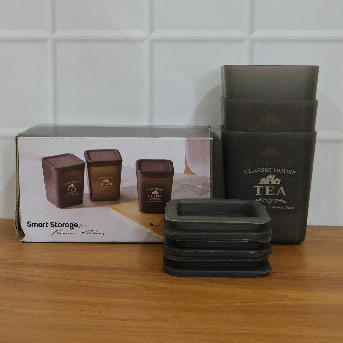 Plastic Kitchen Storage Container Set (3 Pc Set)