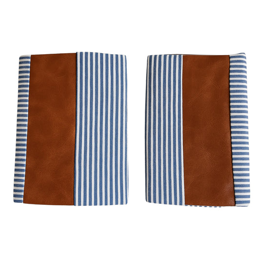 Stylish pillow covers decorating a modern sofa