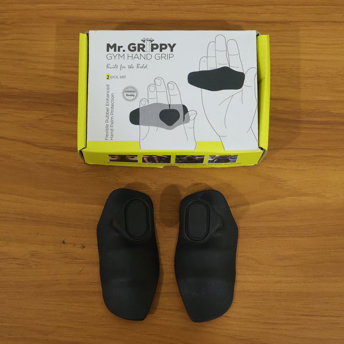 Gym Hand Grip Support Pads – 2 Pc Set for Weightlifting & Fitness