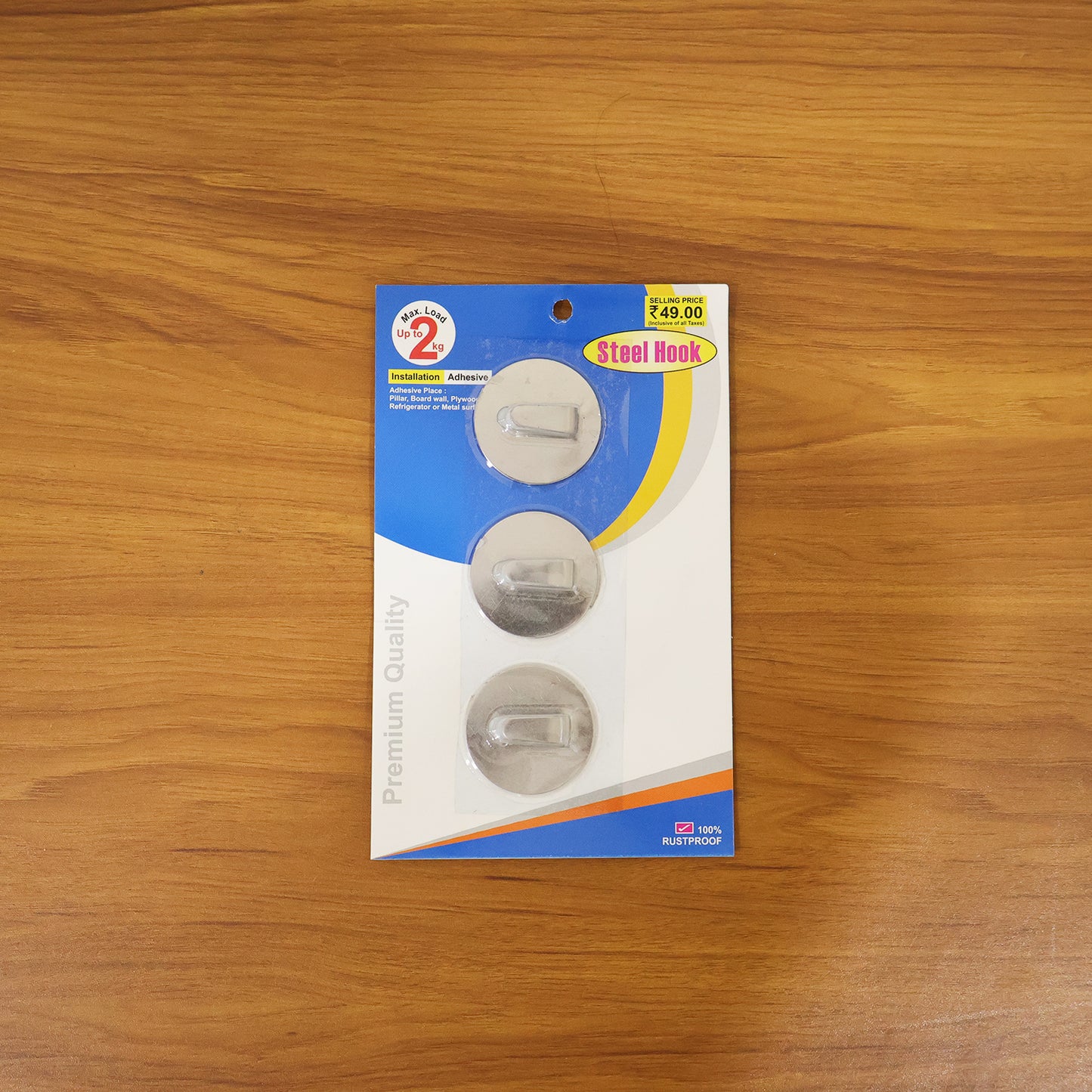 Heavy Duty Self-Adhesive Stainless Hooks – Waterproof for Robes, Coats & Towels