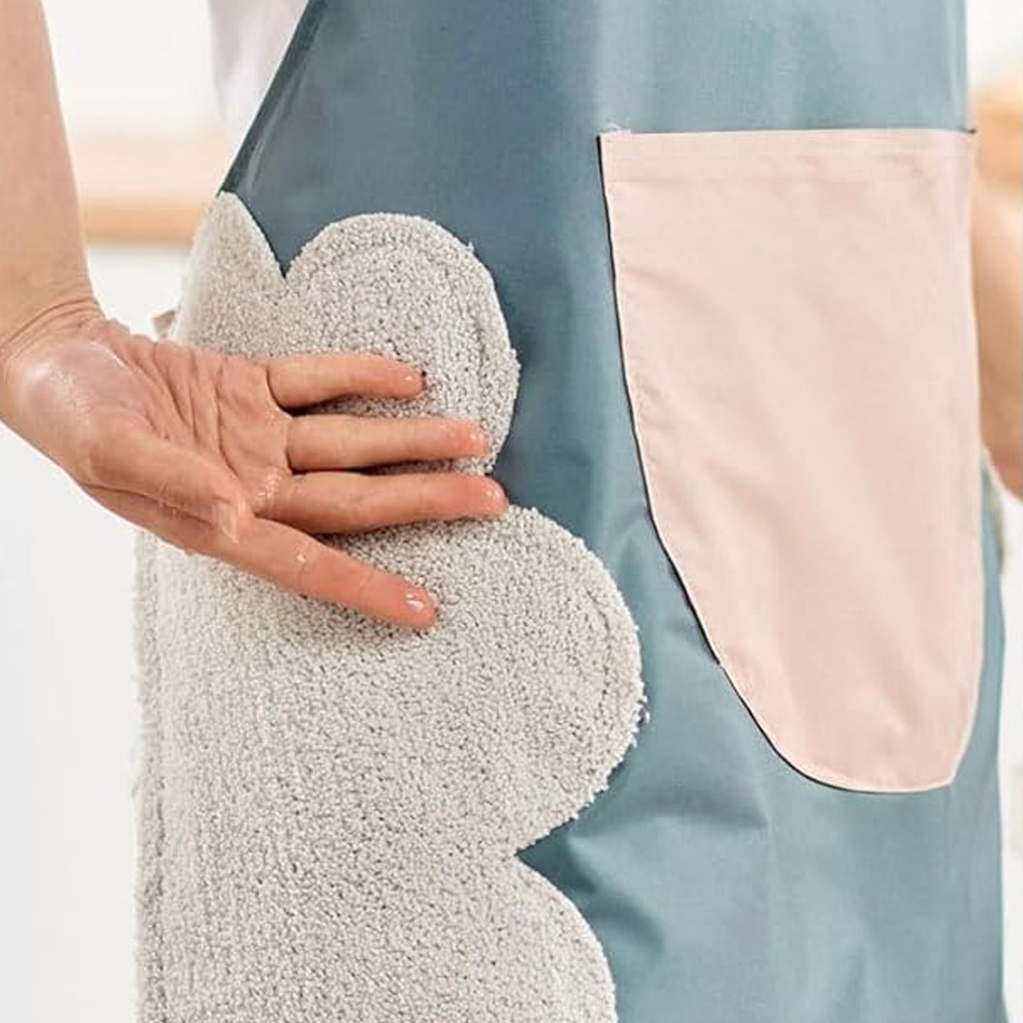 Multipurpose Kitchen Cooking Apron with Front Pocket (1 Pc)