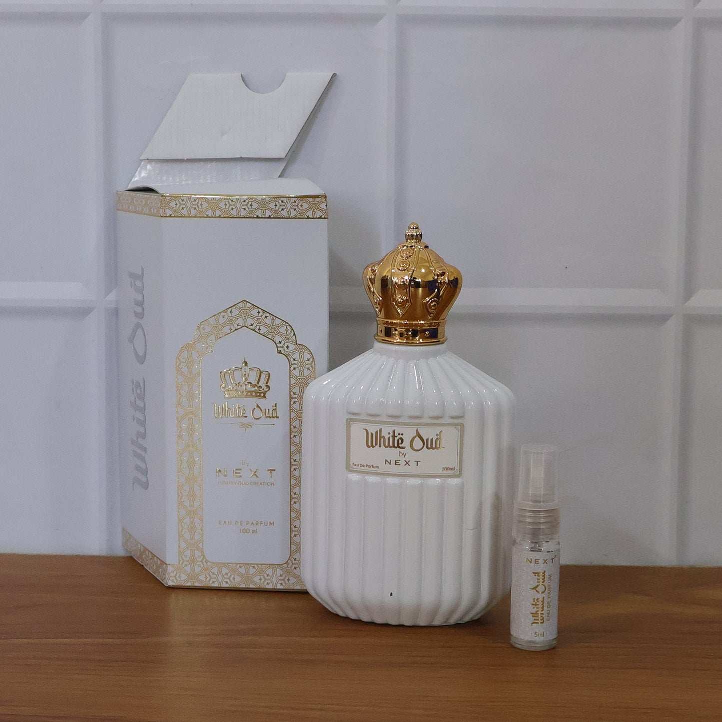premium White Oud perfume spray