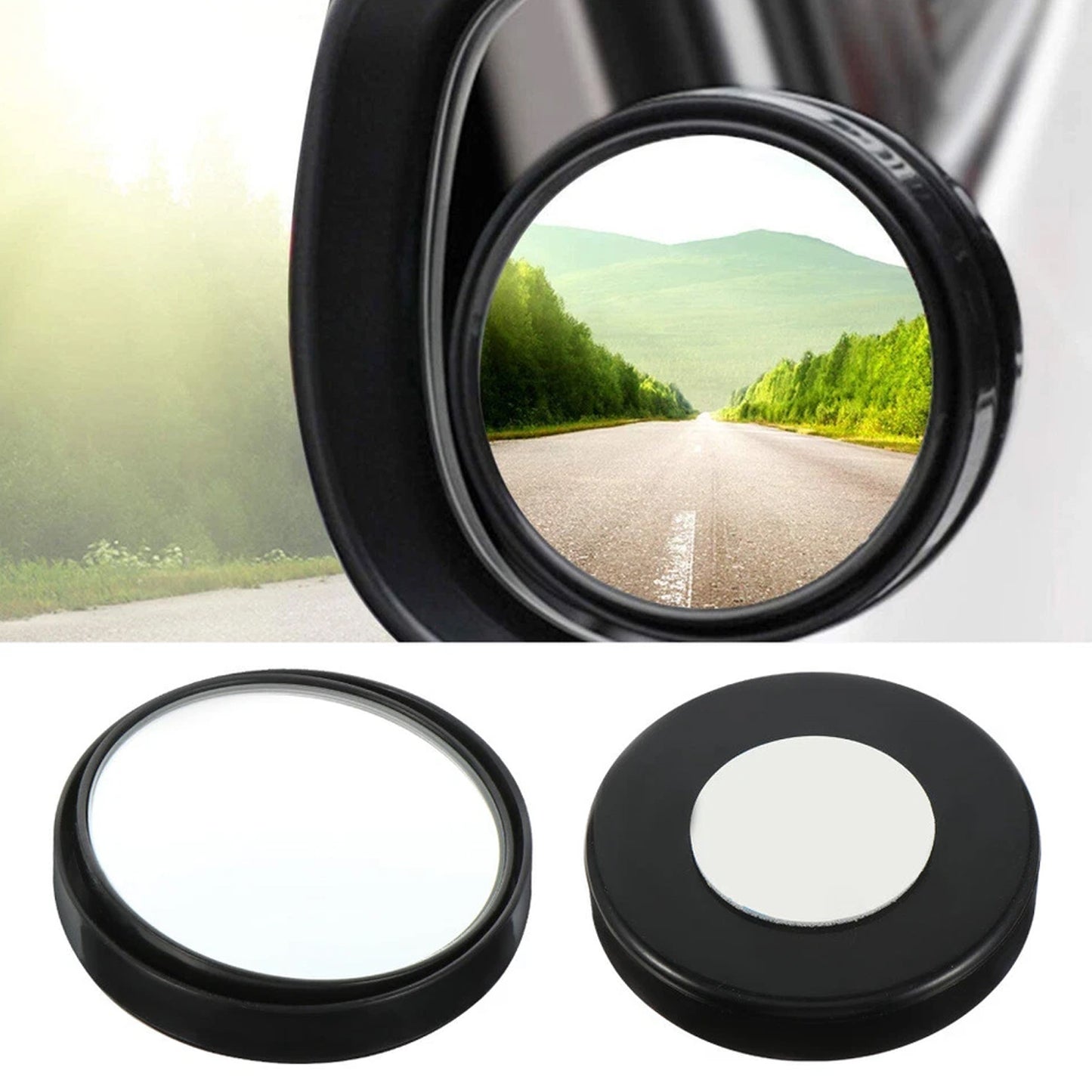 Round Blind Spot Side Mirror for Car Safety