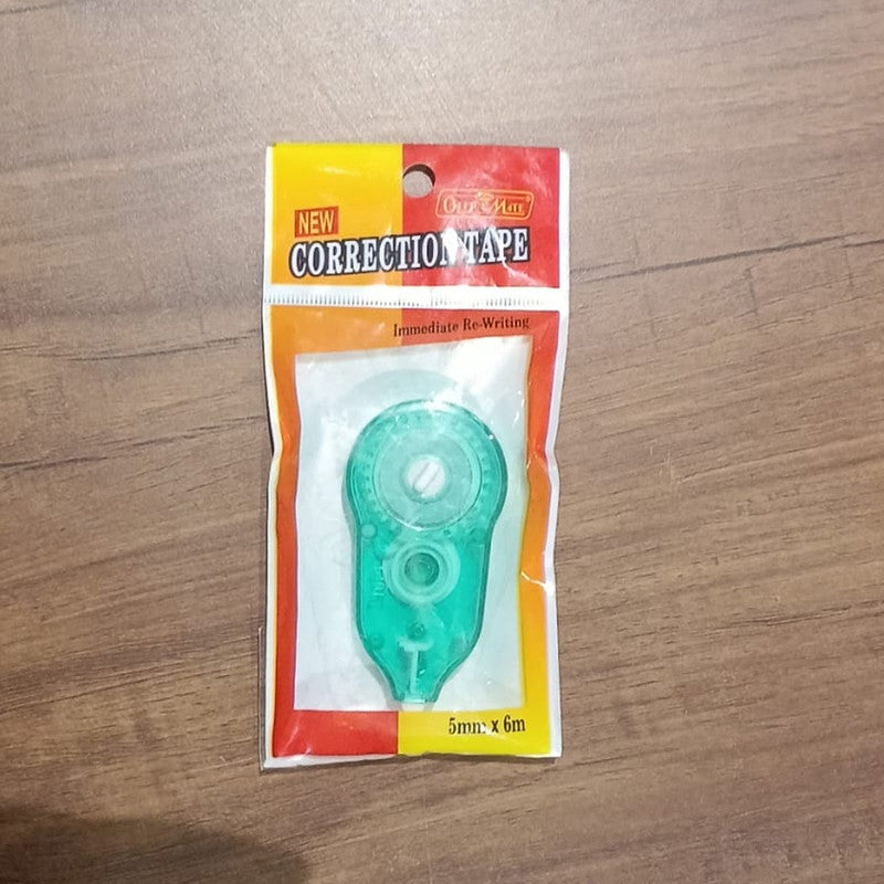 OfficeMate Correction Tape – Smooth & Precise White Tape for Neat Writing Corrections