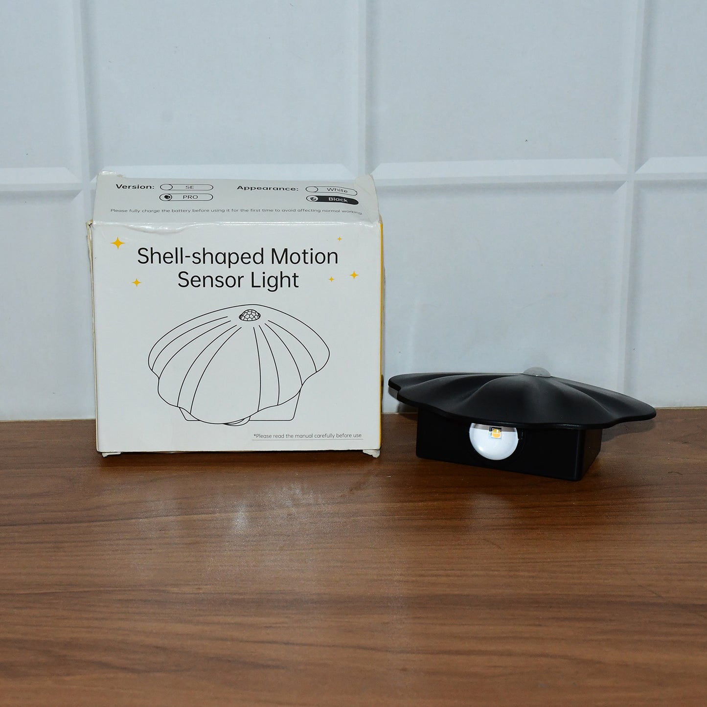Shell-Shaped Motion Sensor Night Light