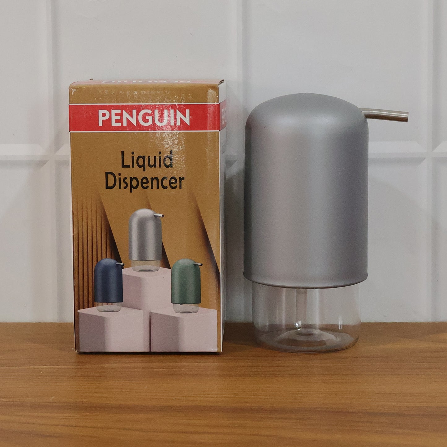 penguin shaped hand wash dispenser bottle