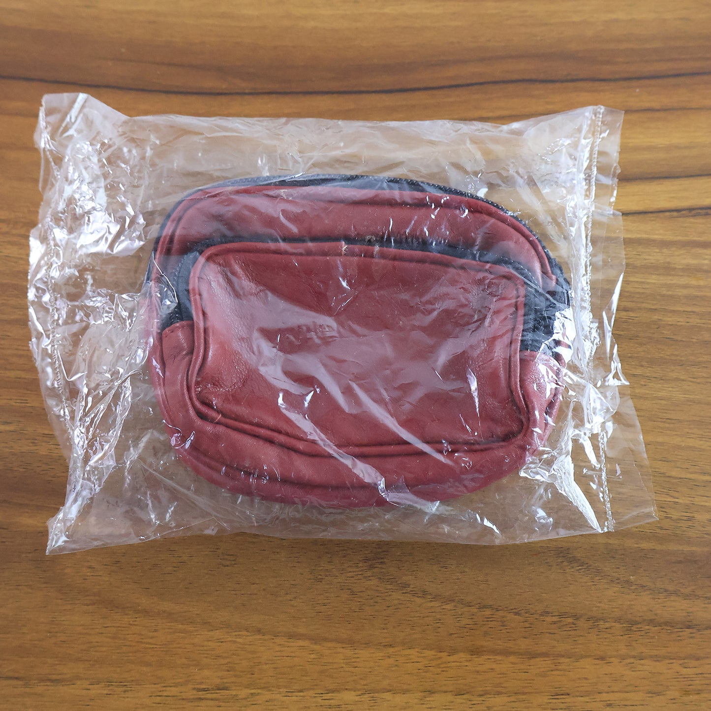 Premium Leather Zippered Card Holder & Accessories Case