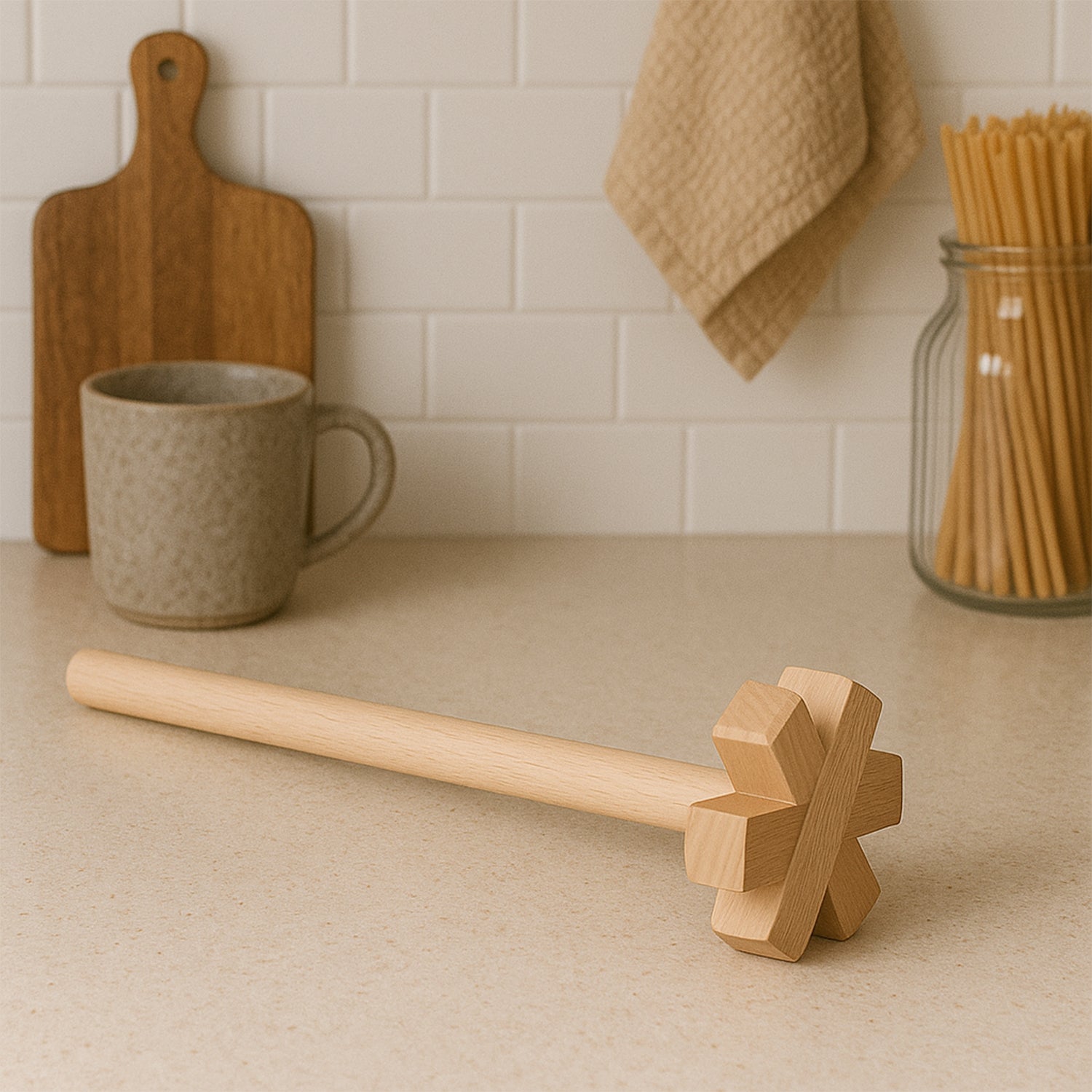 2653 રસોડાના તમામ હેતુઓ માટે લાકડાનું બ્લેન્ડર.