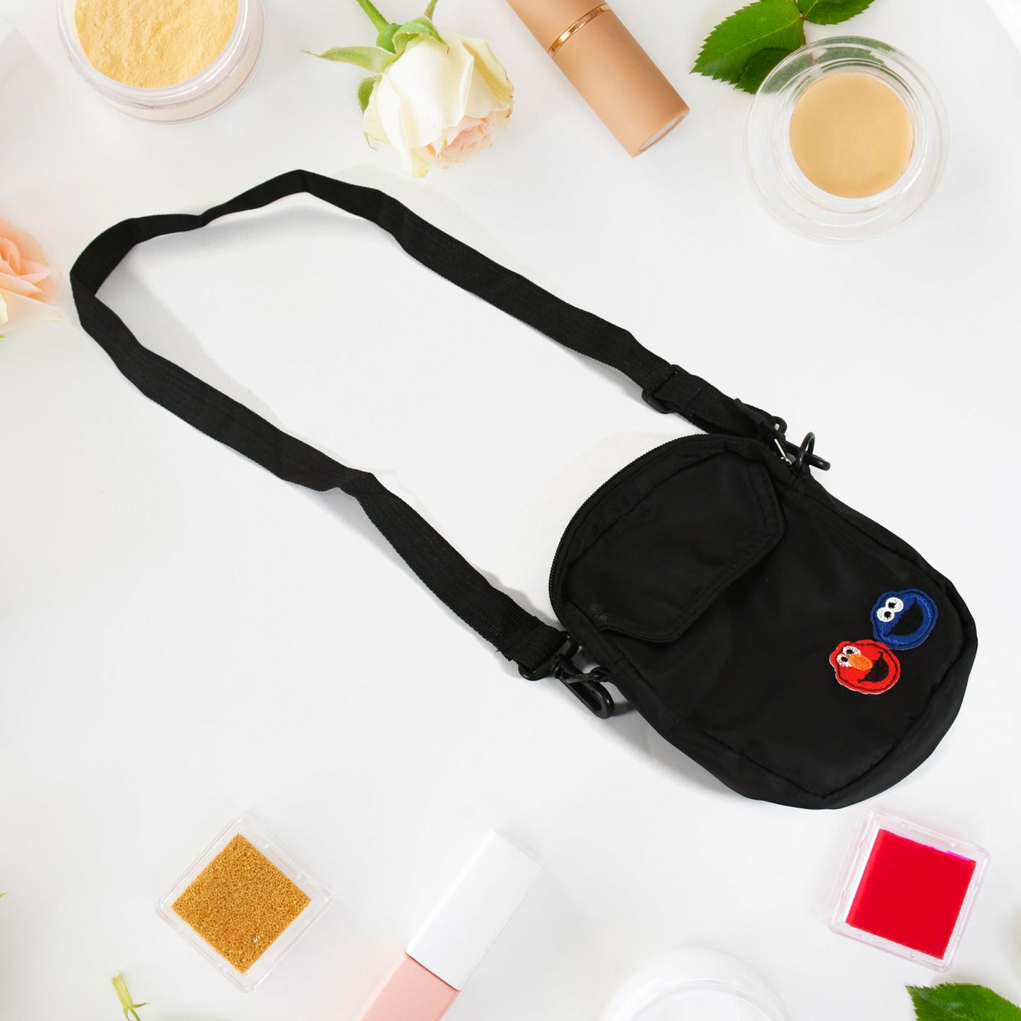 महिला नायलॉन जोकर प्यारा मैसेंजर बैग कंधे बैग छोटे स्क्वायर बैग