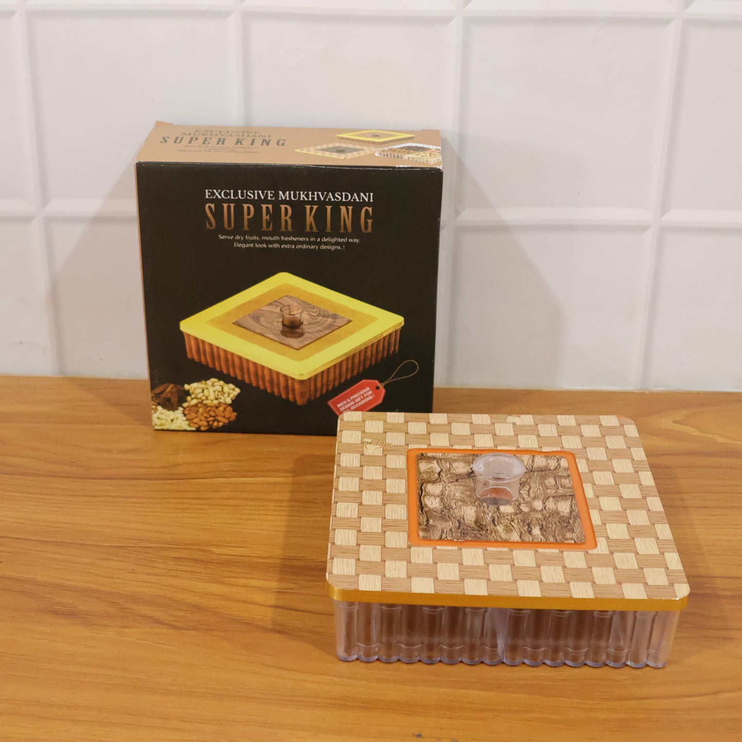 Plastic Multipurpose Dry Fruit Chocolates Mouth Box (1 Pc)