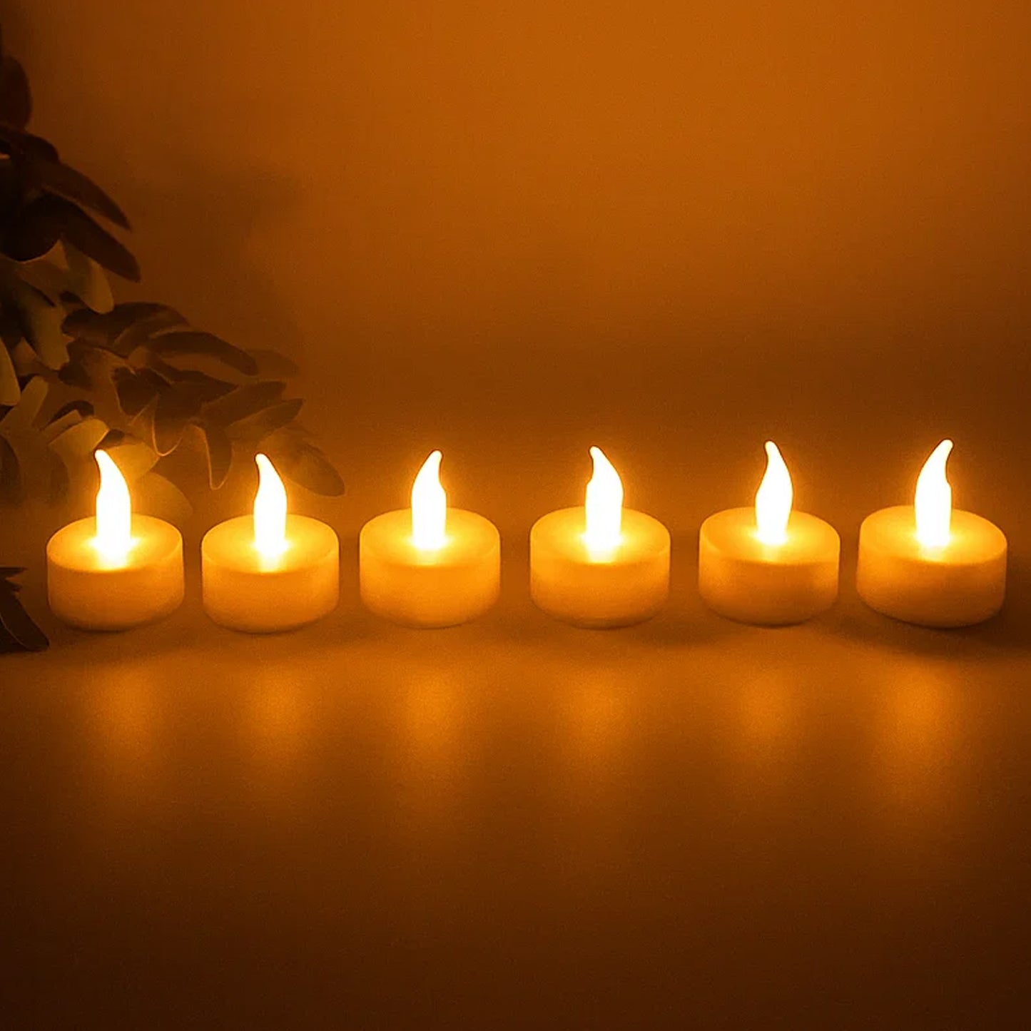 Premium 6 Piece LED Flameless Candle Light Set with Remote Control