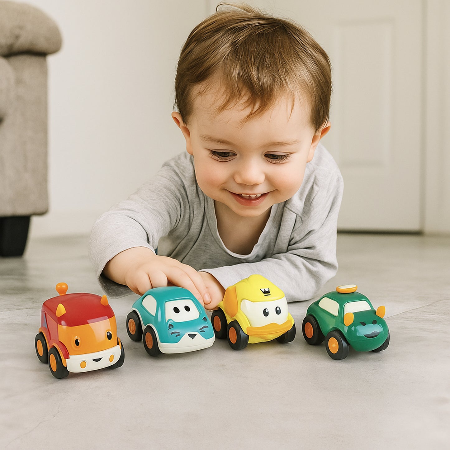 cartoon mini car toys