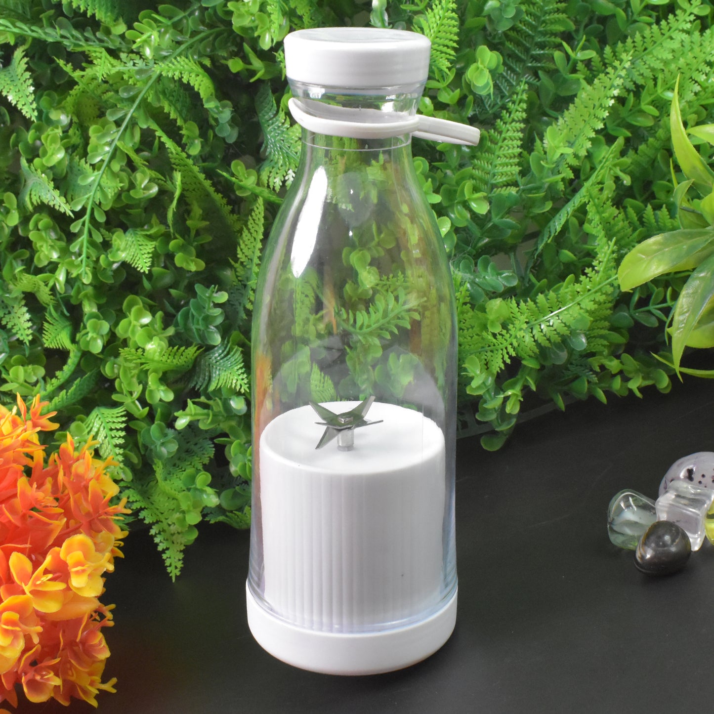 Blender Portable Juicer with 6 Blades 380 Ml Multicolor
