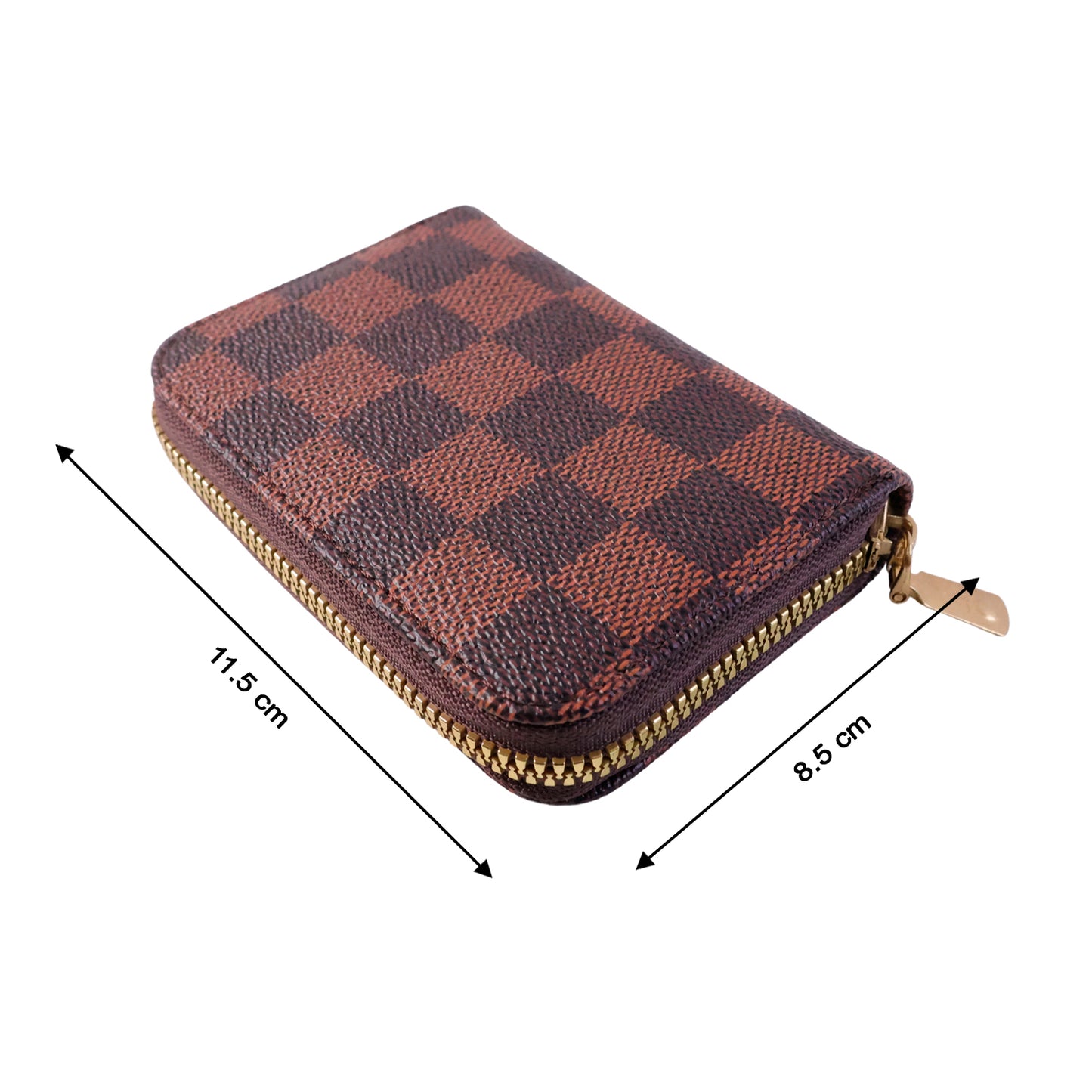 Secure zip card organizer wallet