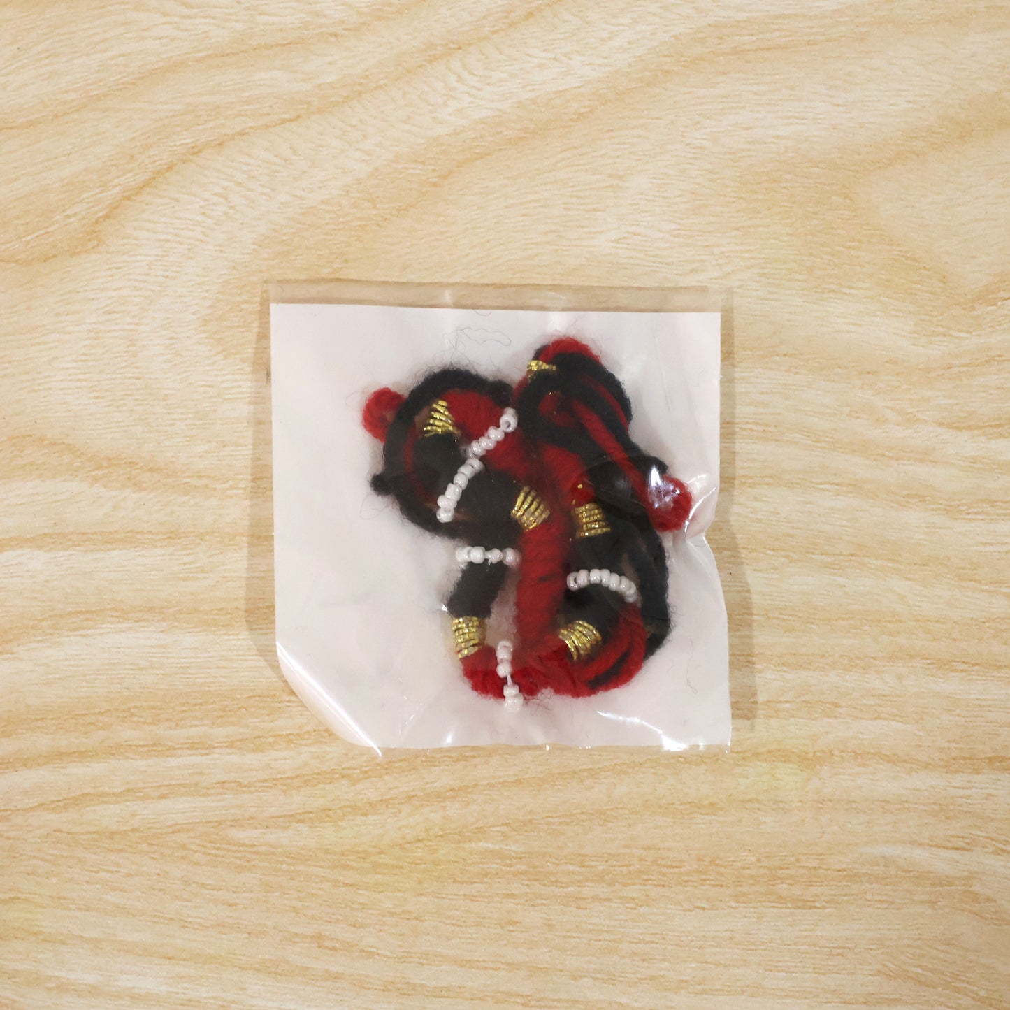 Festive Red Black Thread Rakhi for Brother